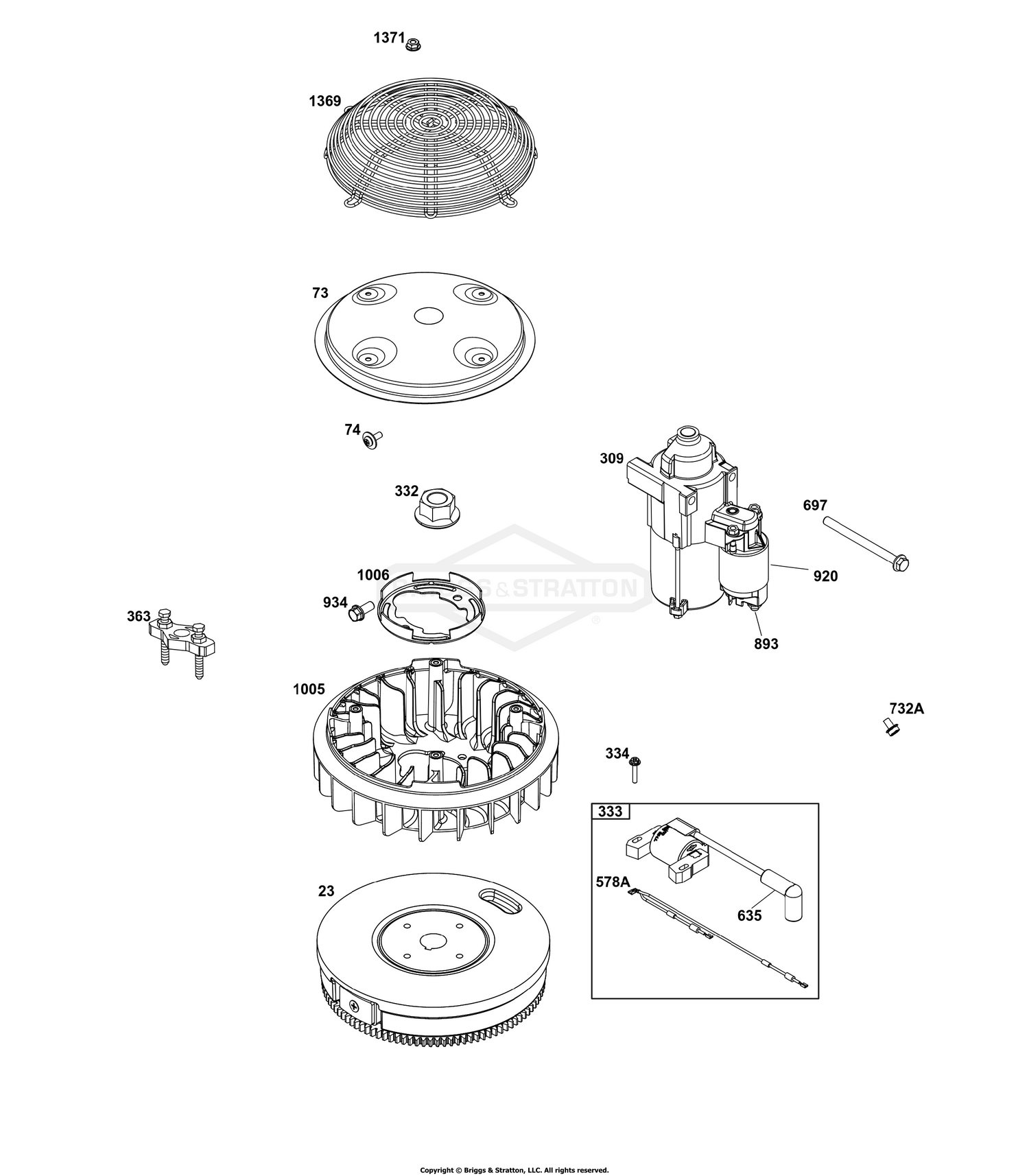 Flywheel, Ignition, and Starter Group