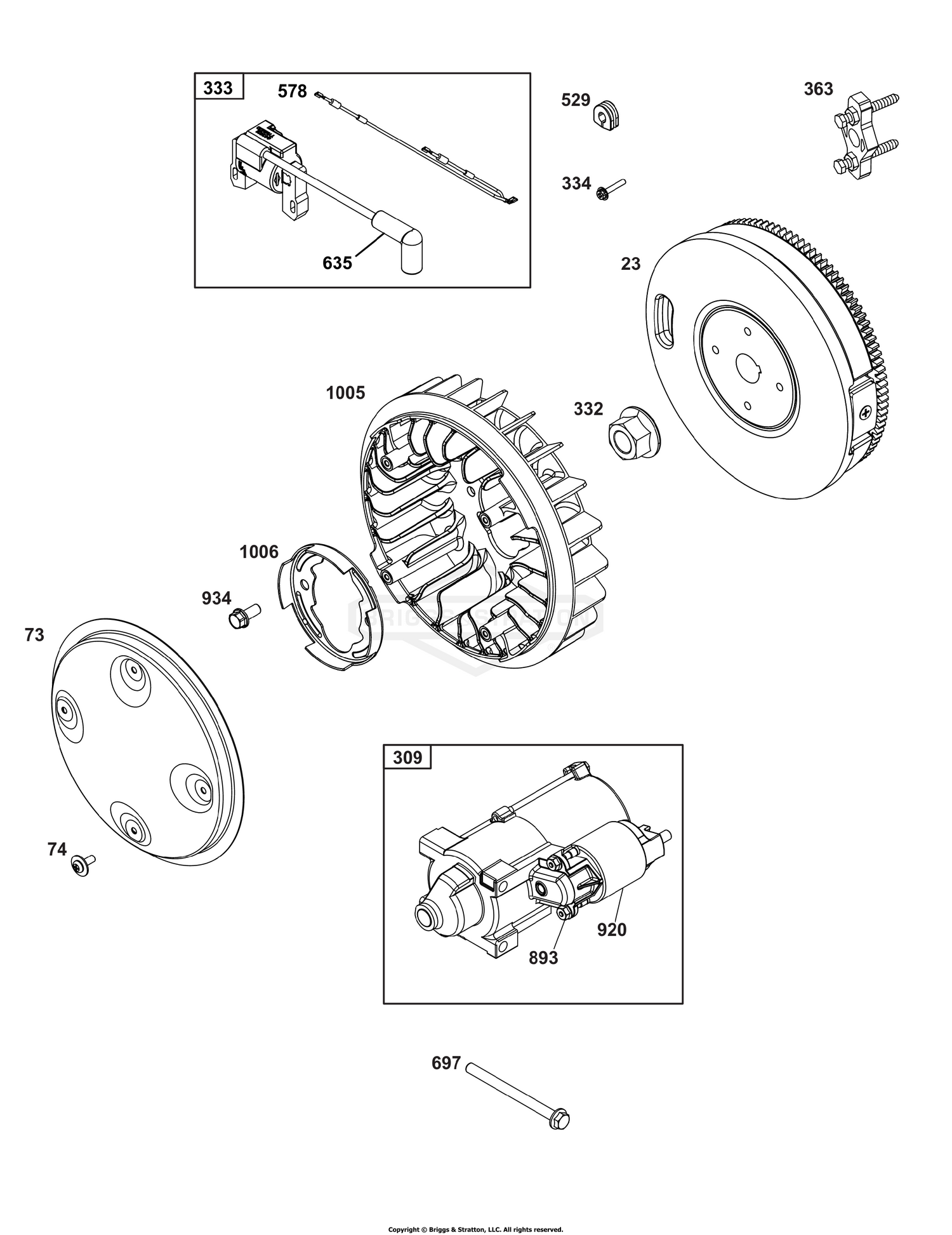 Flywheel, Ignition, and Starter Group