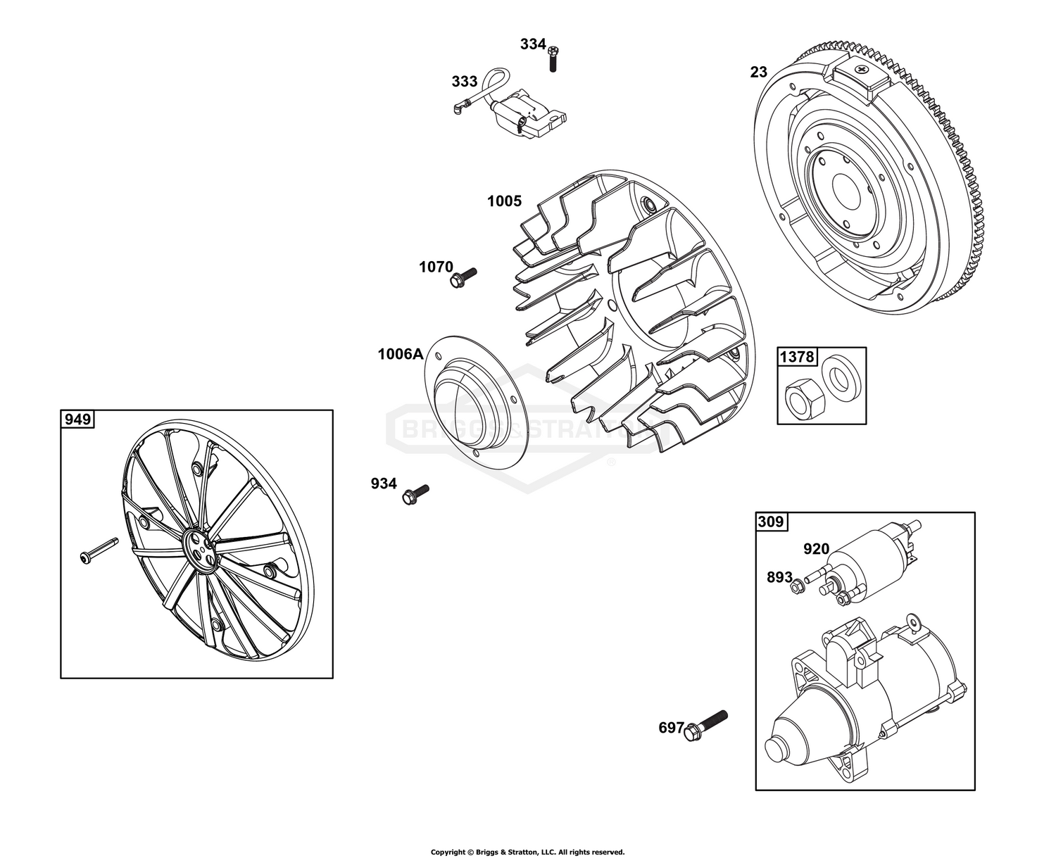 Flywheel/Ignition/Starter Group