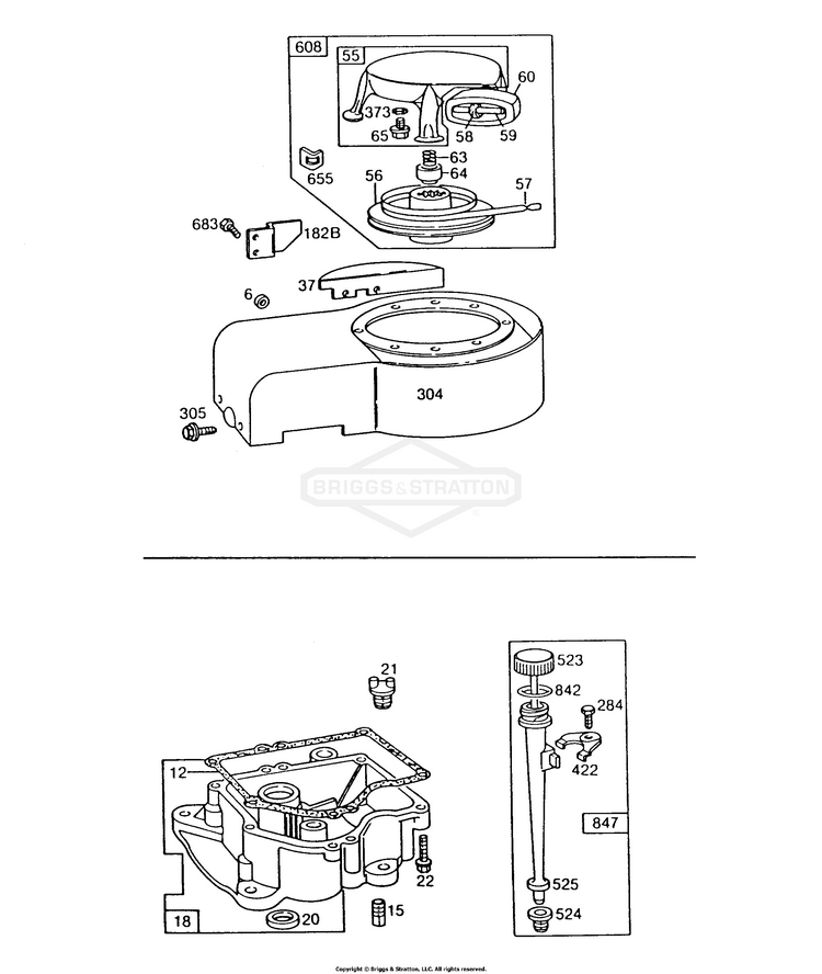 220707-0635-01 Briggs and Stratton Engine | PartsWarehouse
