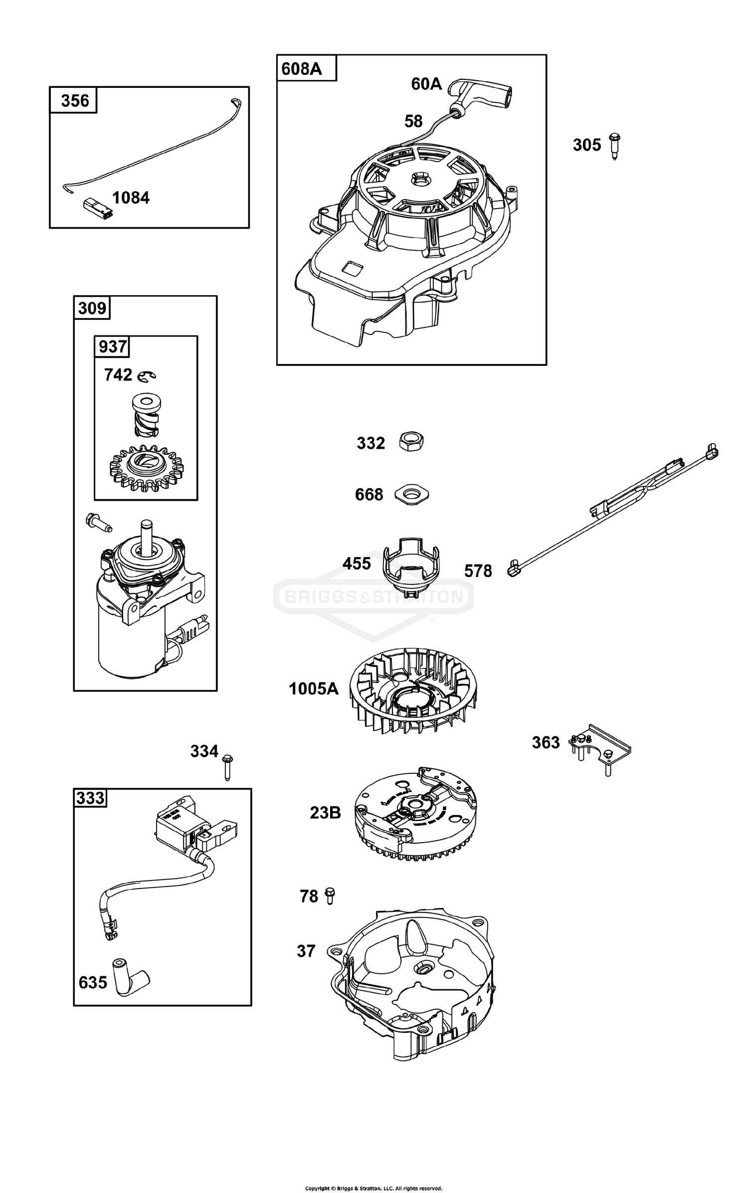 Flywheel, Ignition, and Starter Group