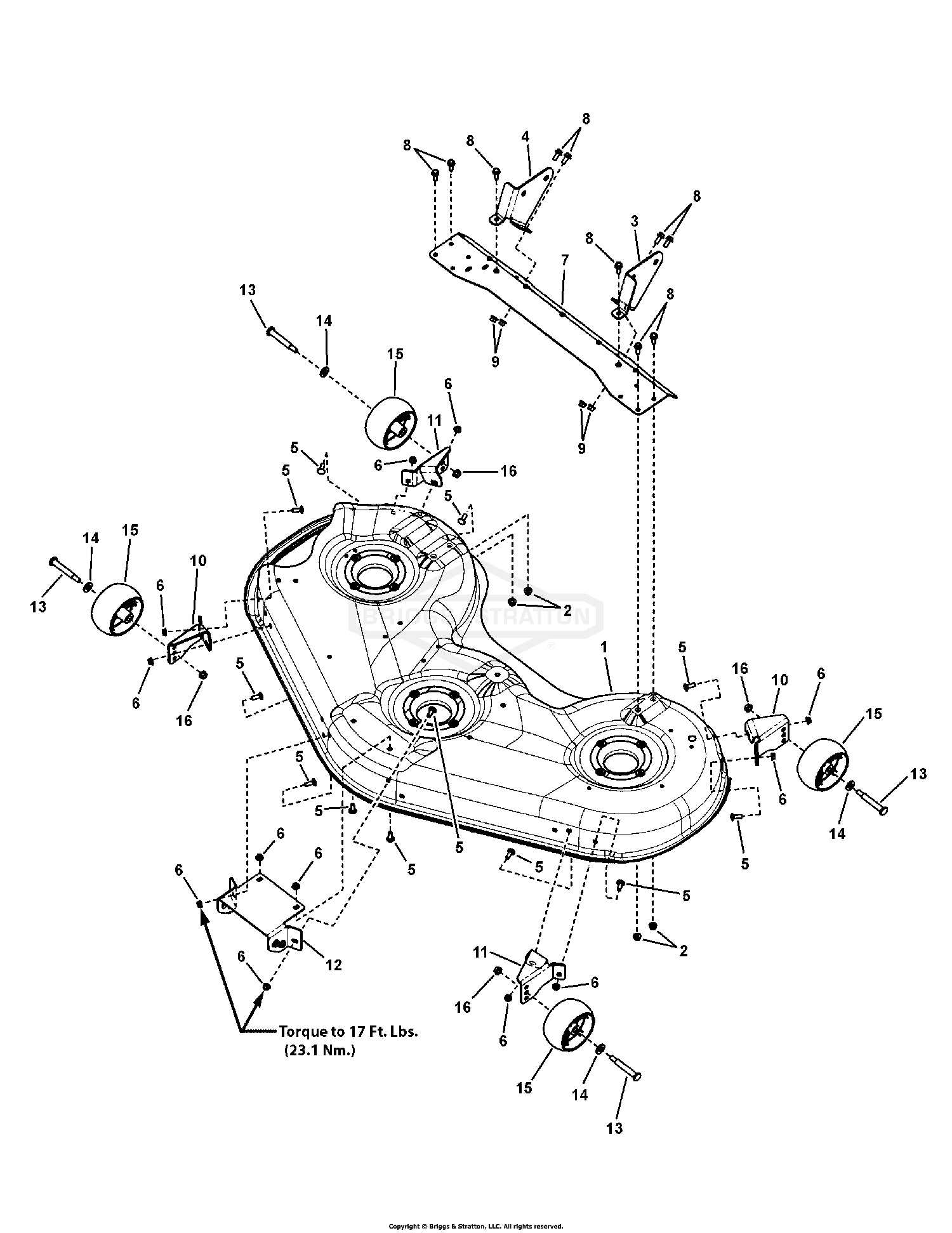 52" Deck Housing Assembly