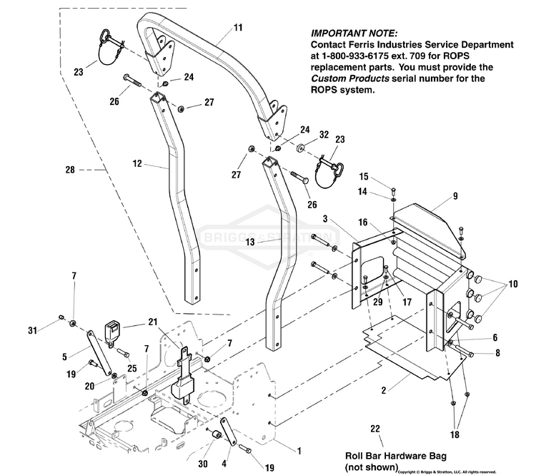 Ferris 5900832 - IS1500Z Series w/ 52