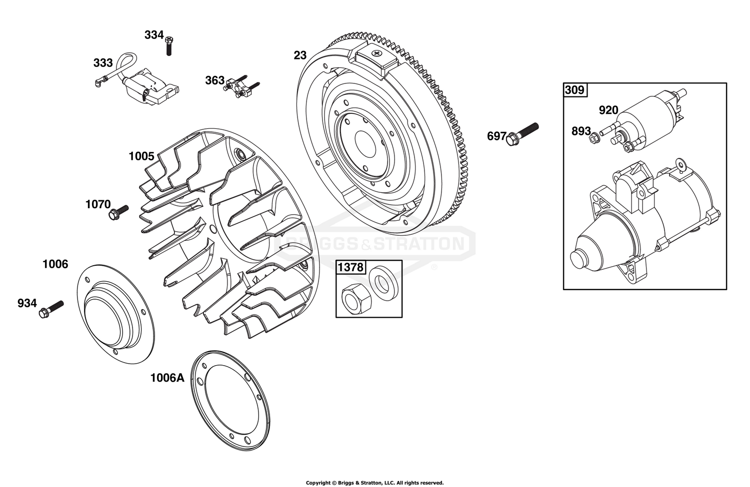Flywheel, Ignition, and Starter Group