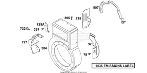 136212-0016-01 Briggs and Stratton Engine | PartsWarehouse