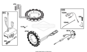 Briggs & Stratton 61E377-0056-J1 Engine | Partswarehouse