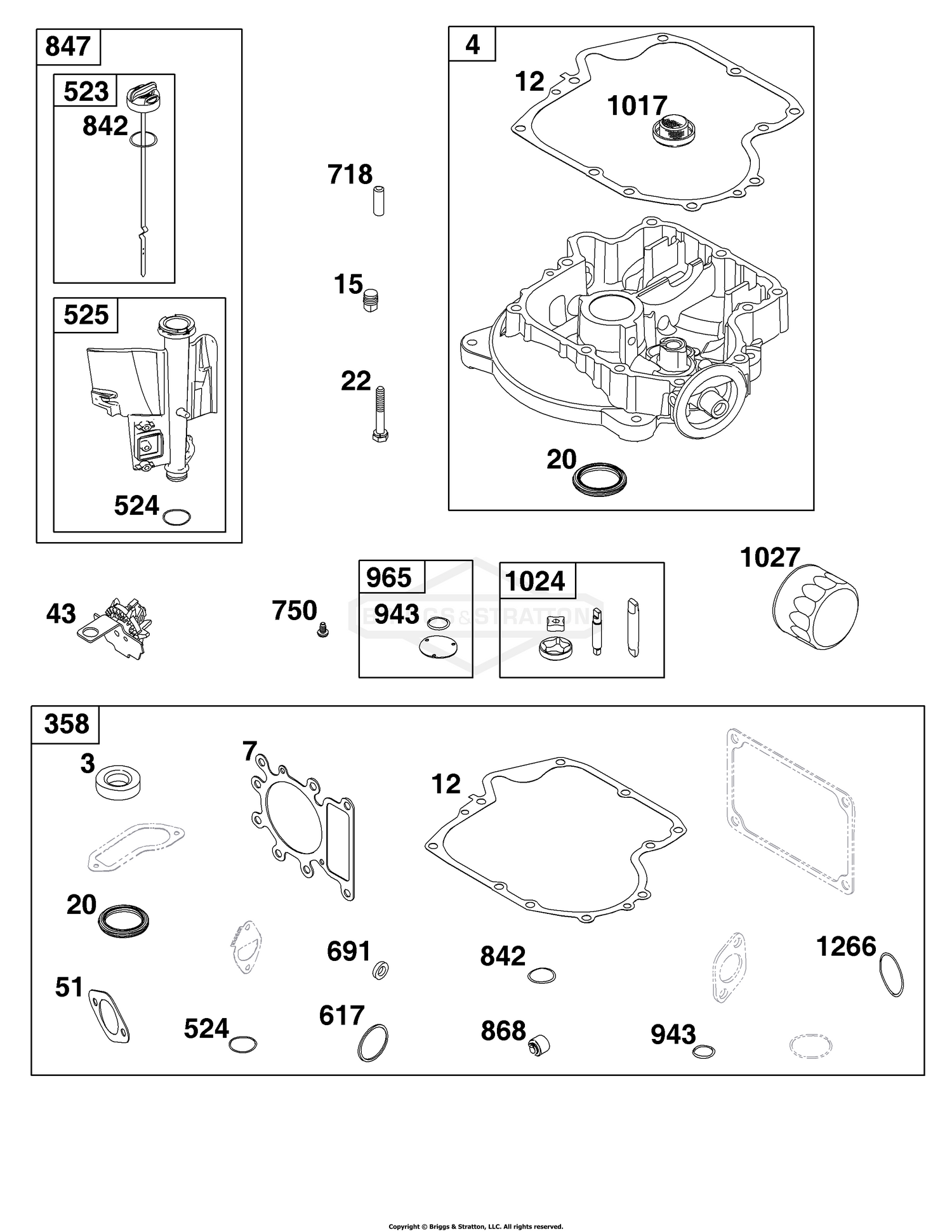 Crankcase Cover/Sump and Lubrication Group