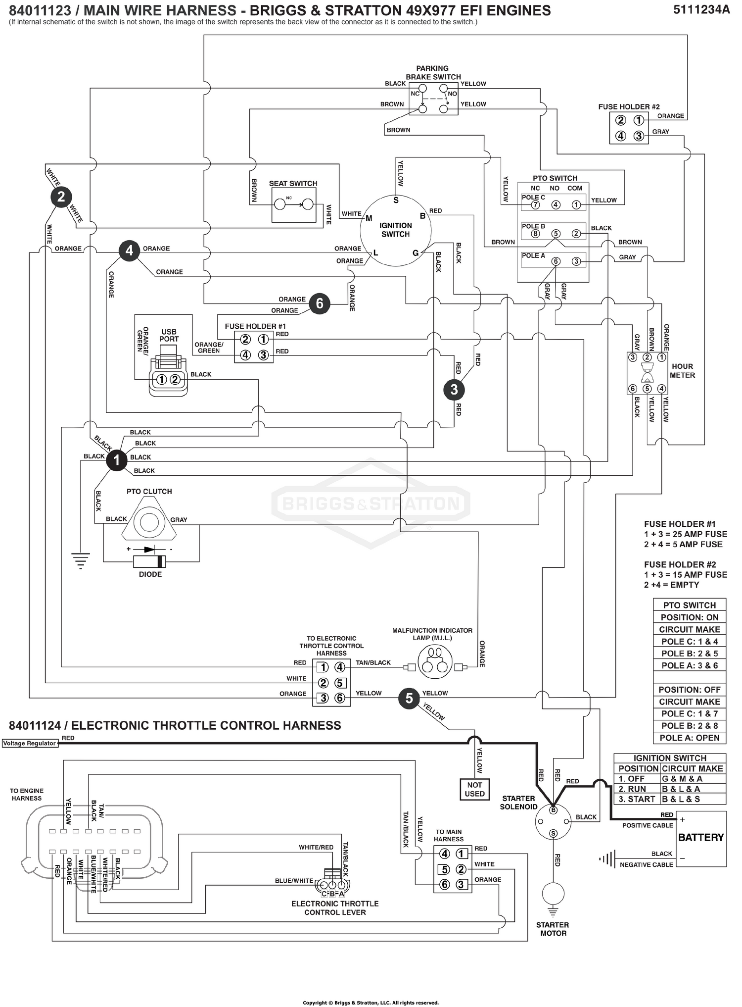 Electrical Schematic - Charging Circuit S/N: 4002328397 and above