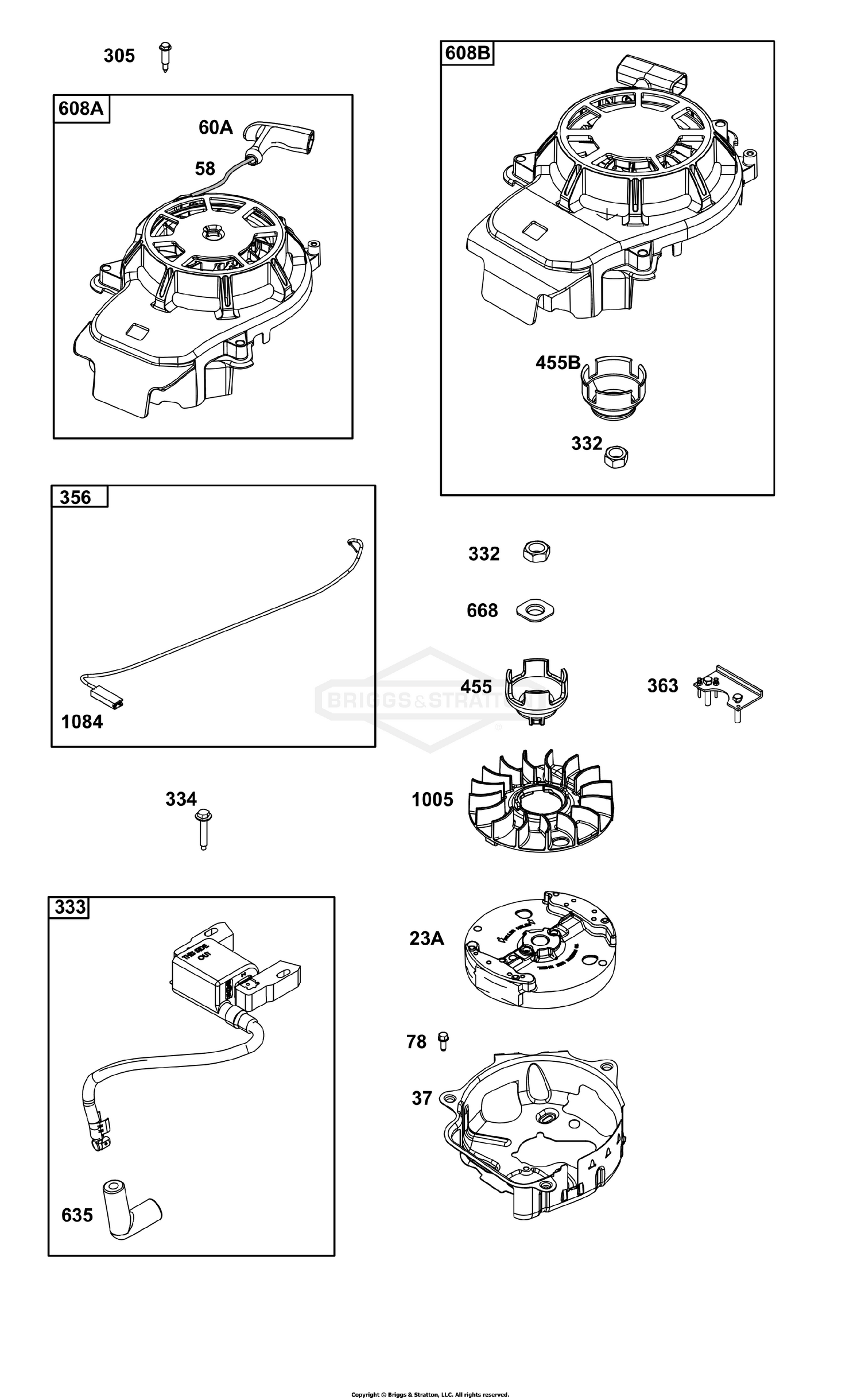 Flywheel, Ignition, and Starter Group