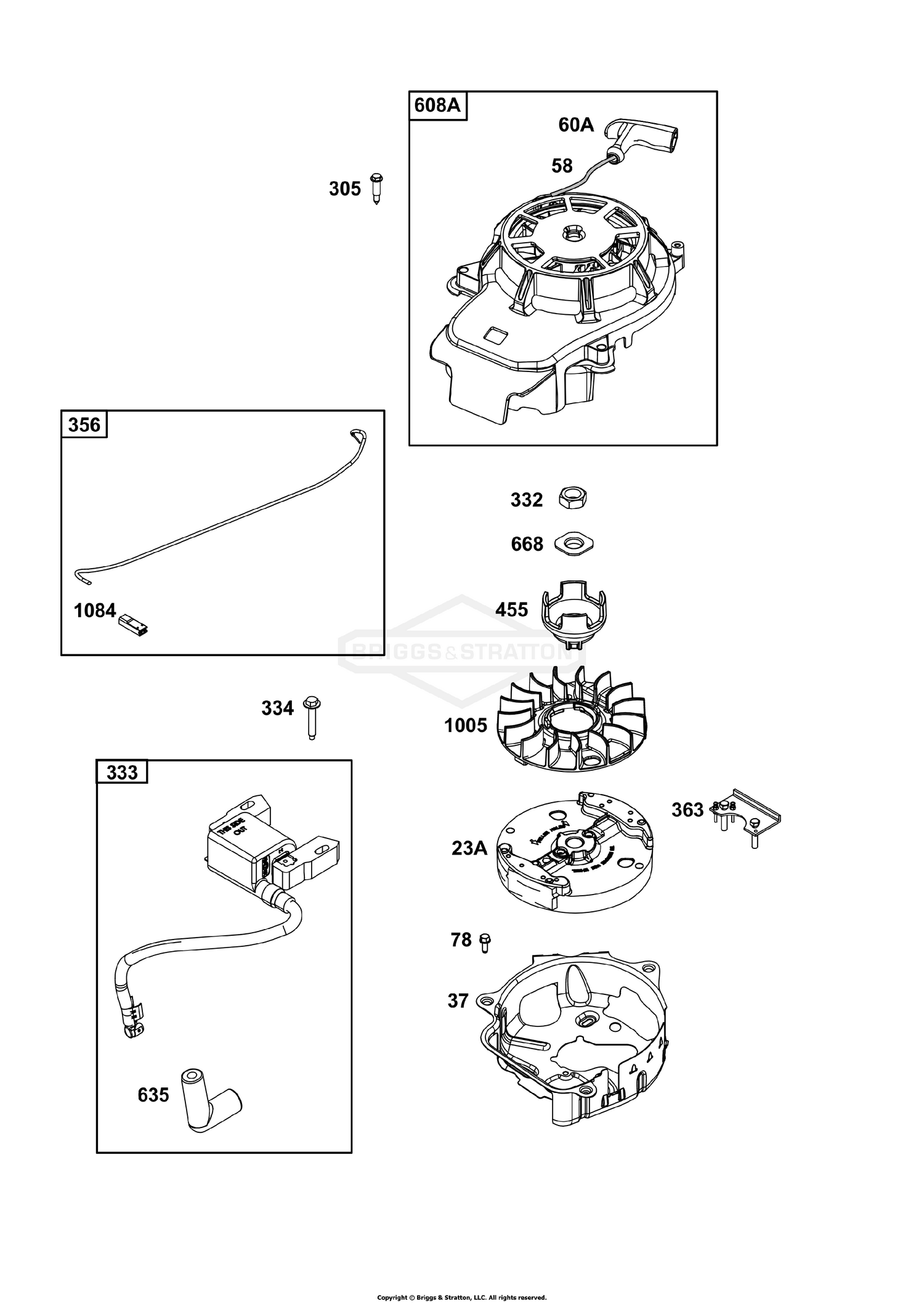 Flywheel, Ignition, and Starter Group