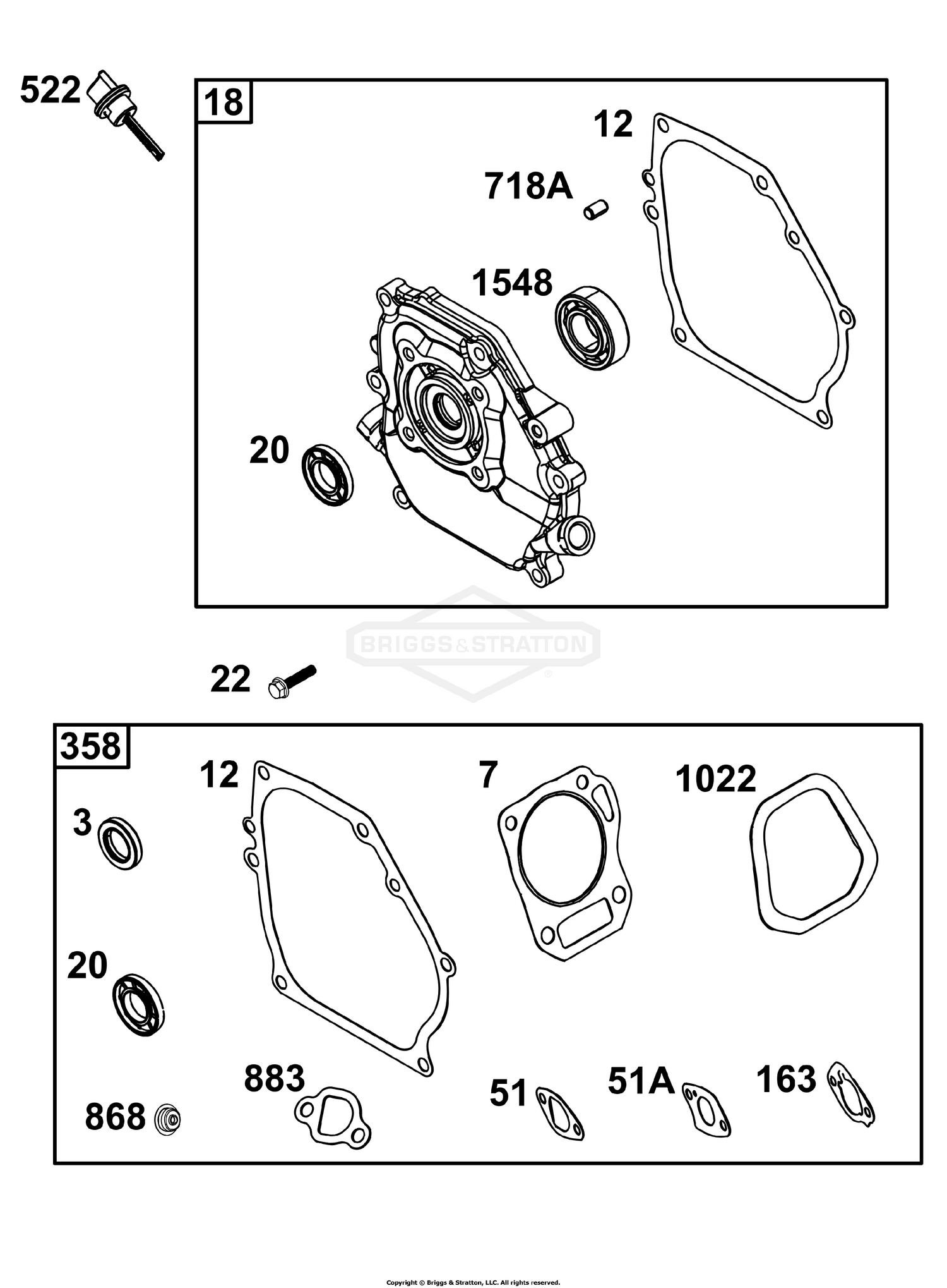 Crankcase Cover/Sump and Lubrication Group