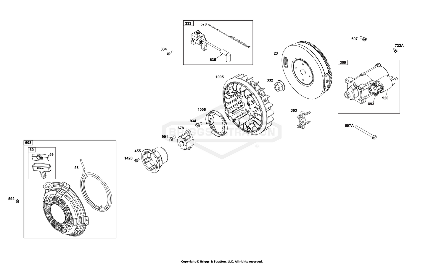 Flywheel/Ignition/Starter Group