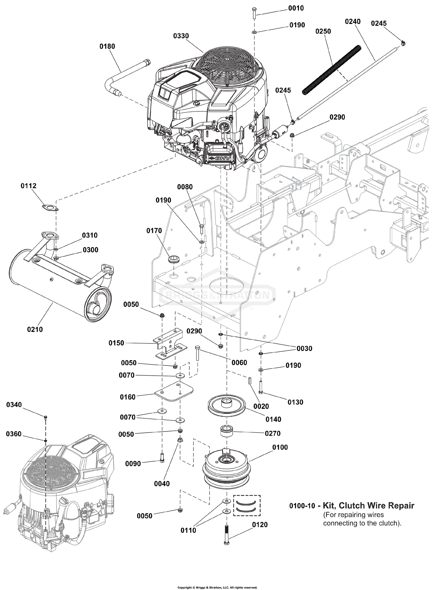 Engine and PTO Group - Briggs & Stratton CXi