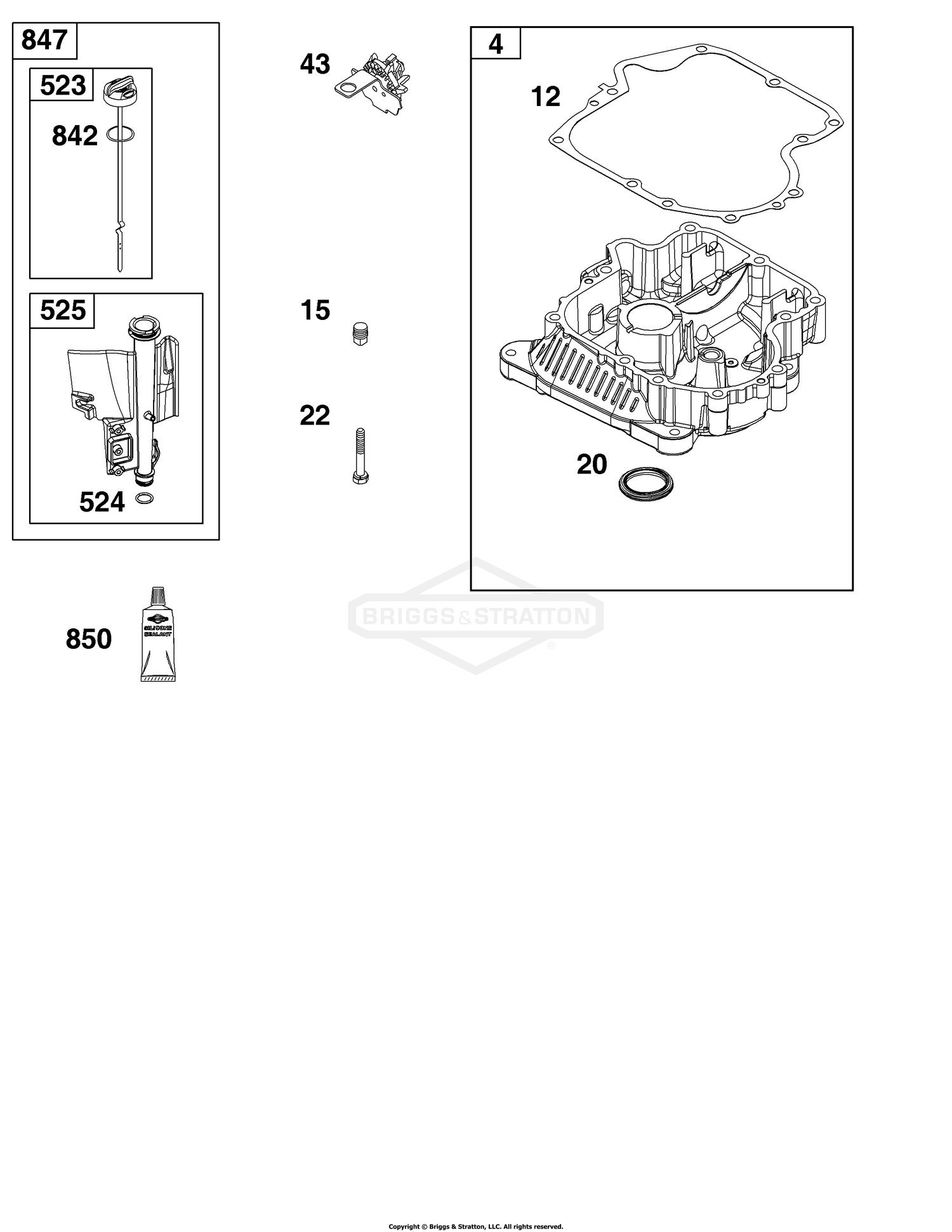 Crankcase Cover/Sump and Lubrication Group