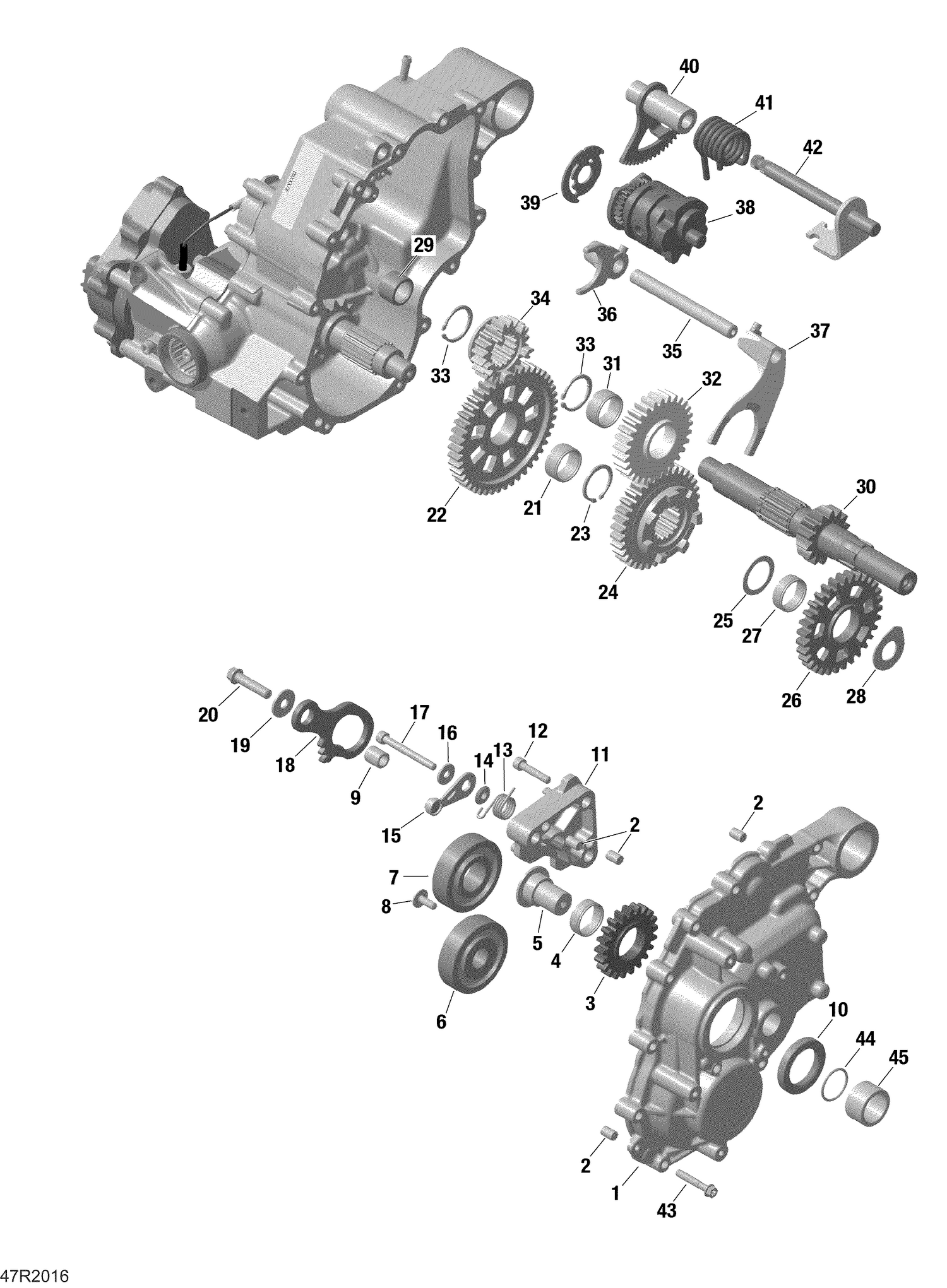 05- Gear Box 2 - 420686217 - Except North Edition