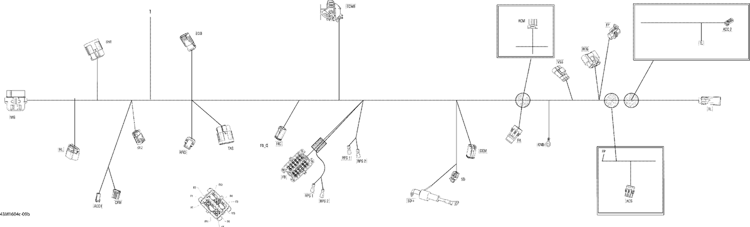 10- Electrical Harness - 1200 4-TEC, Package Enduro