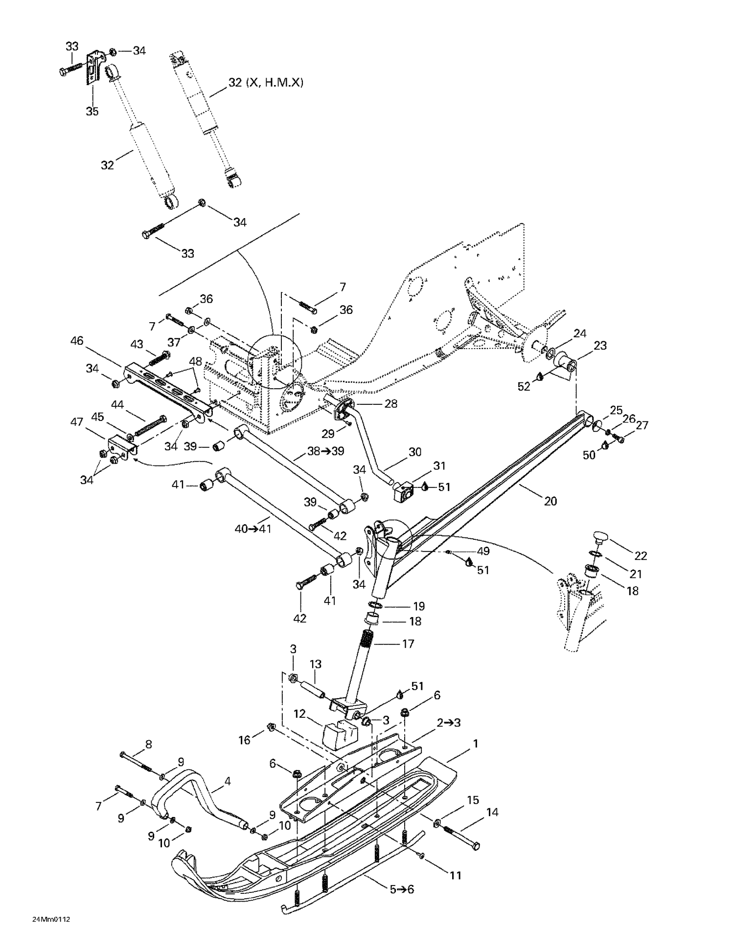 07- Front Suspension And Ski