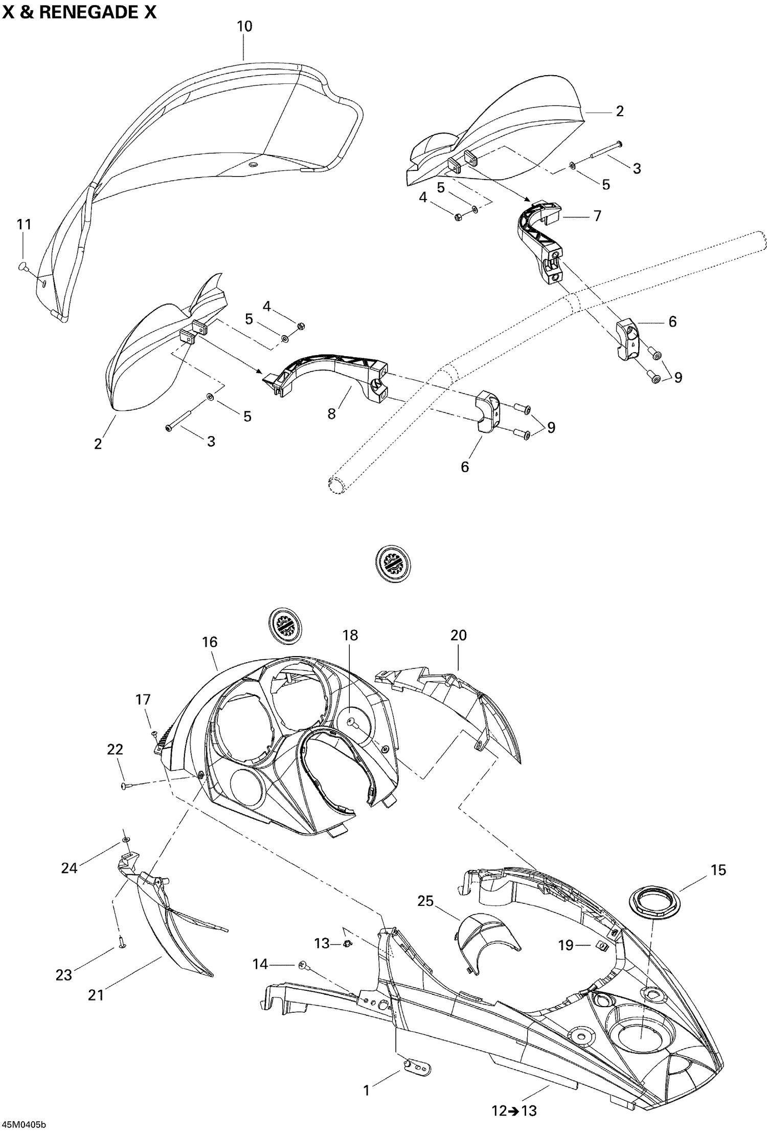 09- Windshield And Console (X & Renegade X)