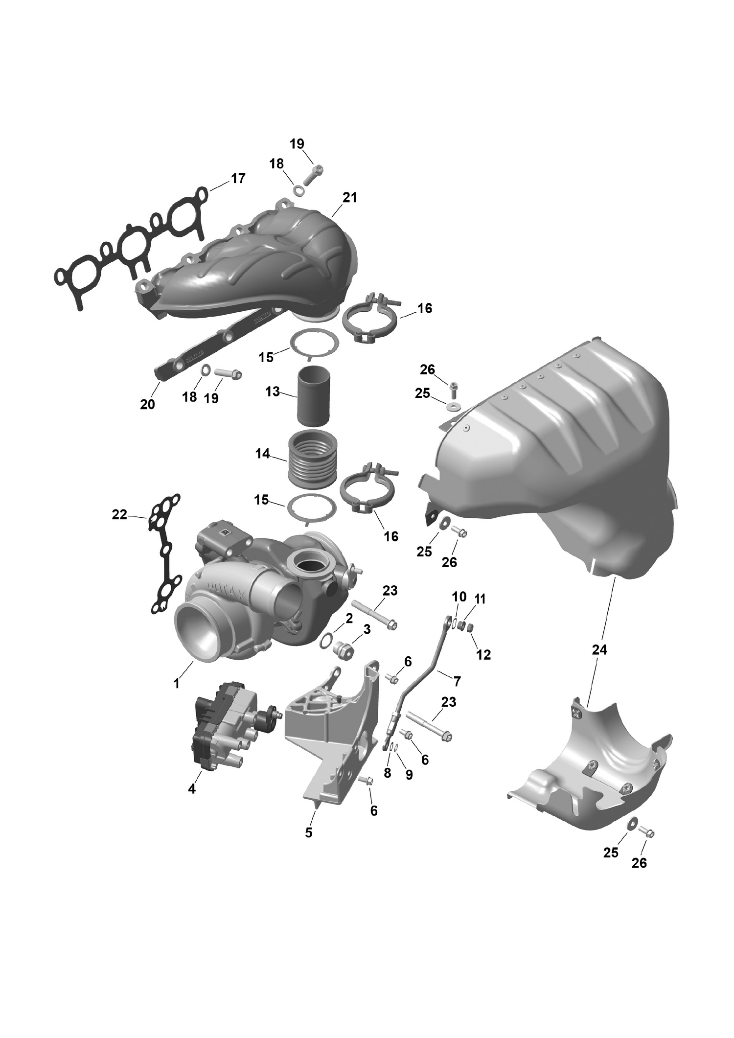 01- ROTAX - Turbocharger