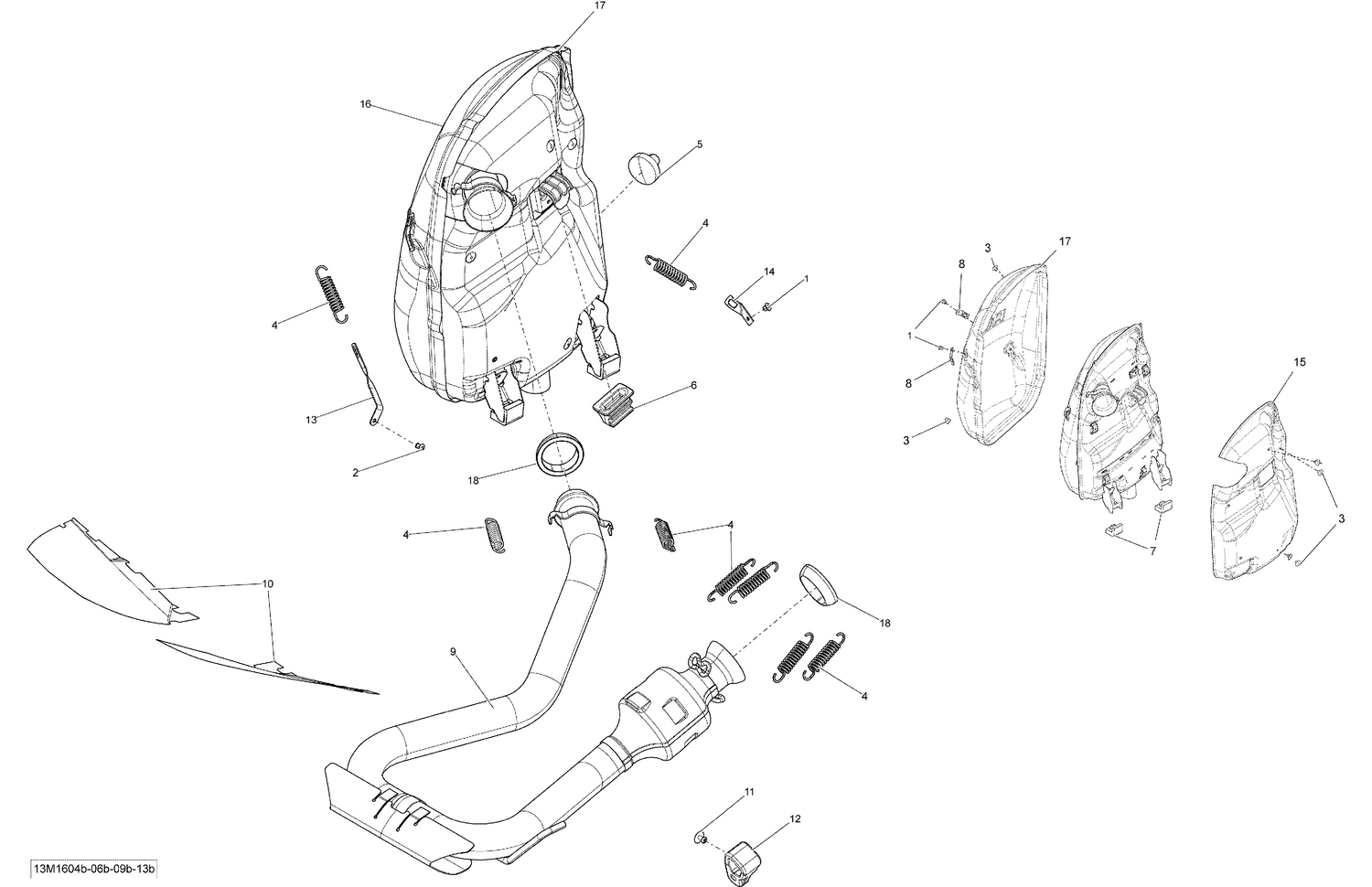 01- Exhaust System - 900 ACE