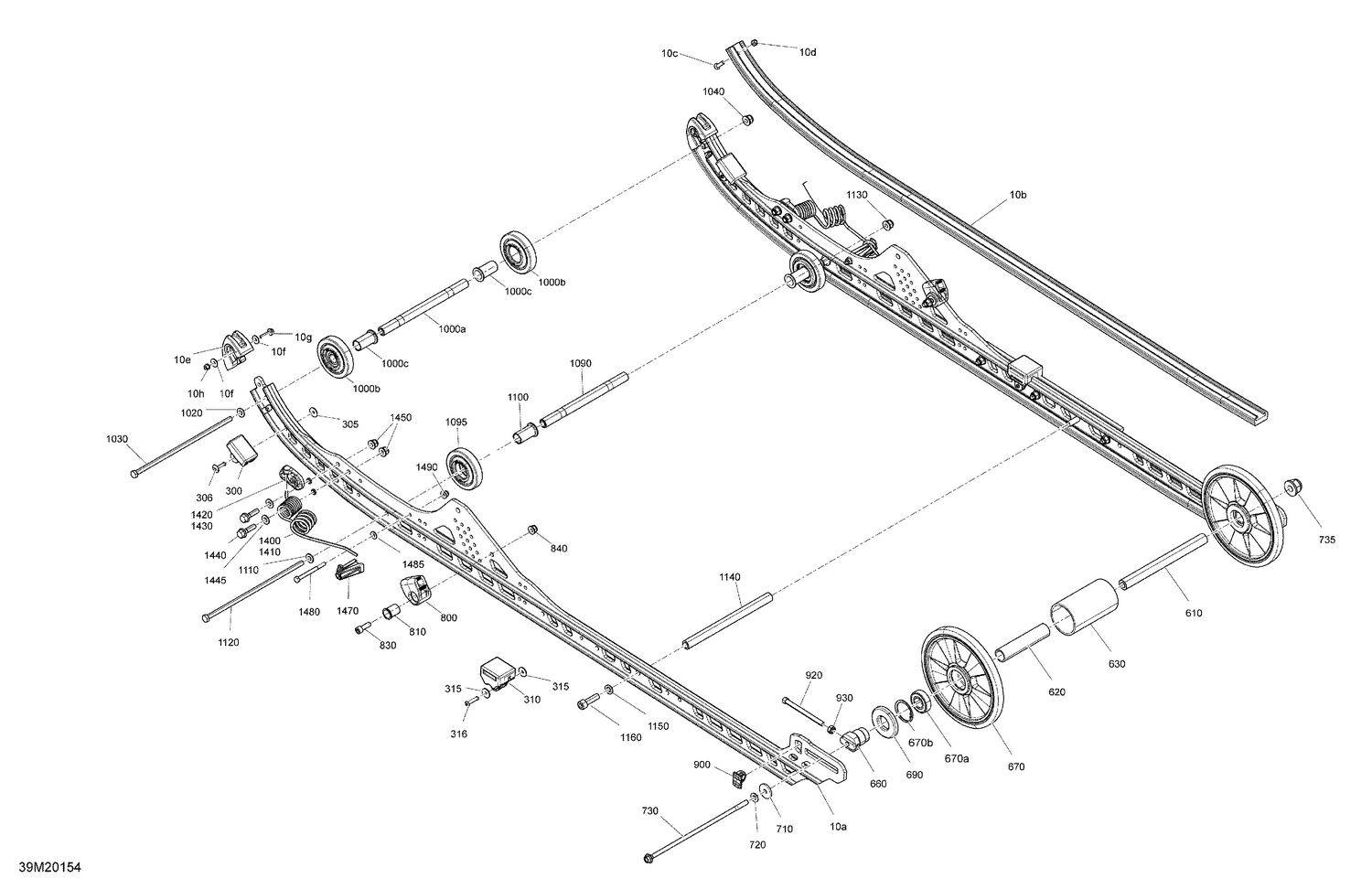 08- Suspension, Rear - Lower Section  - Except Model 146"