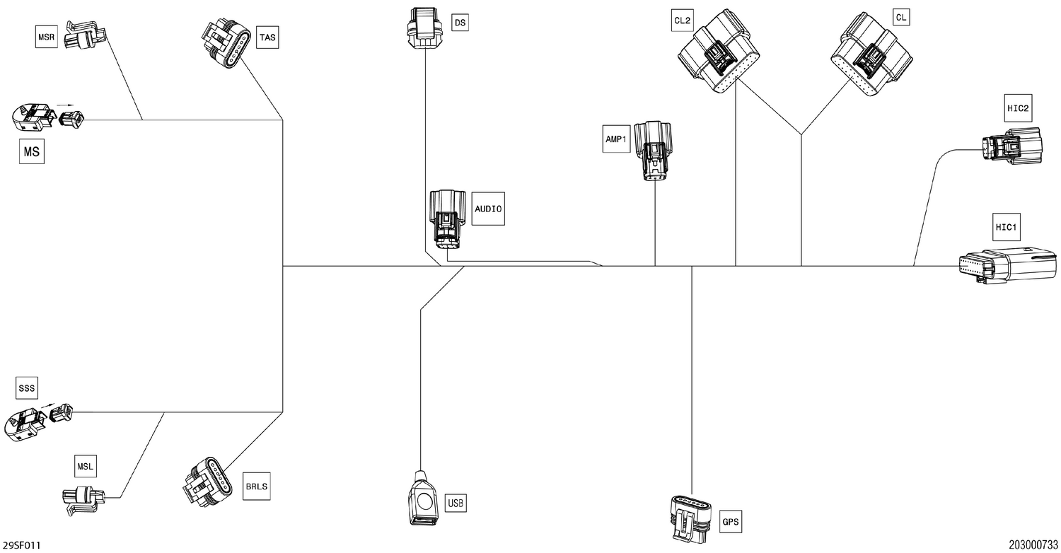 08- Electric - Steering Wiring Harness - 278004344
