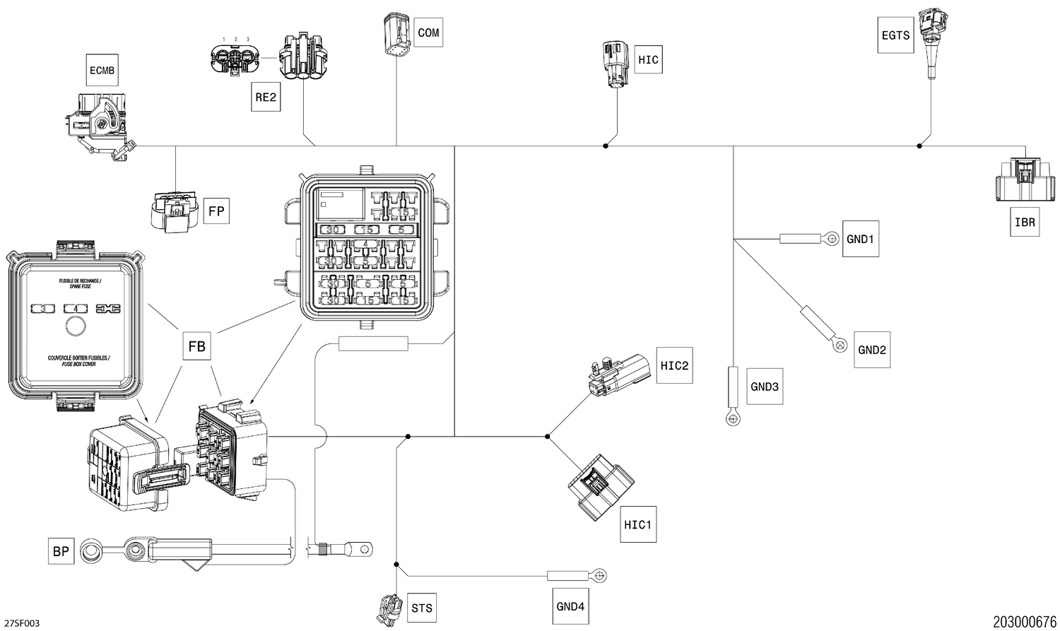 02- Electric - Main Harness - 278003783