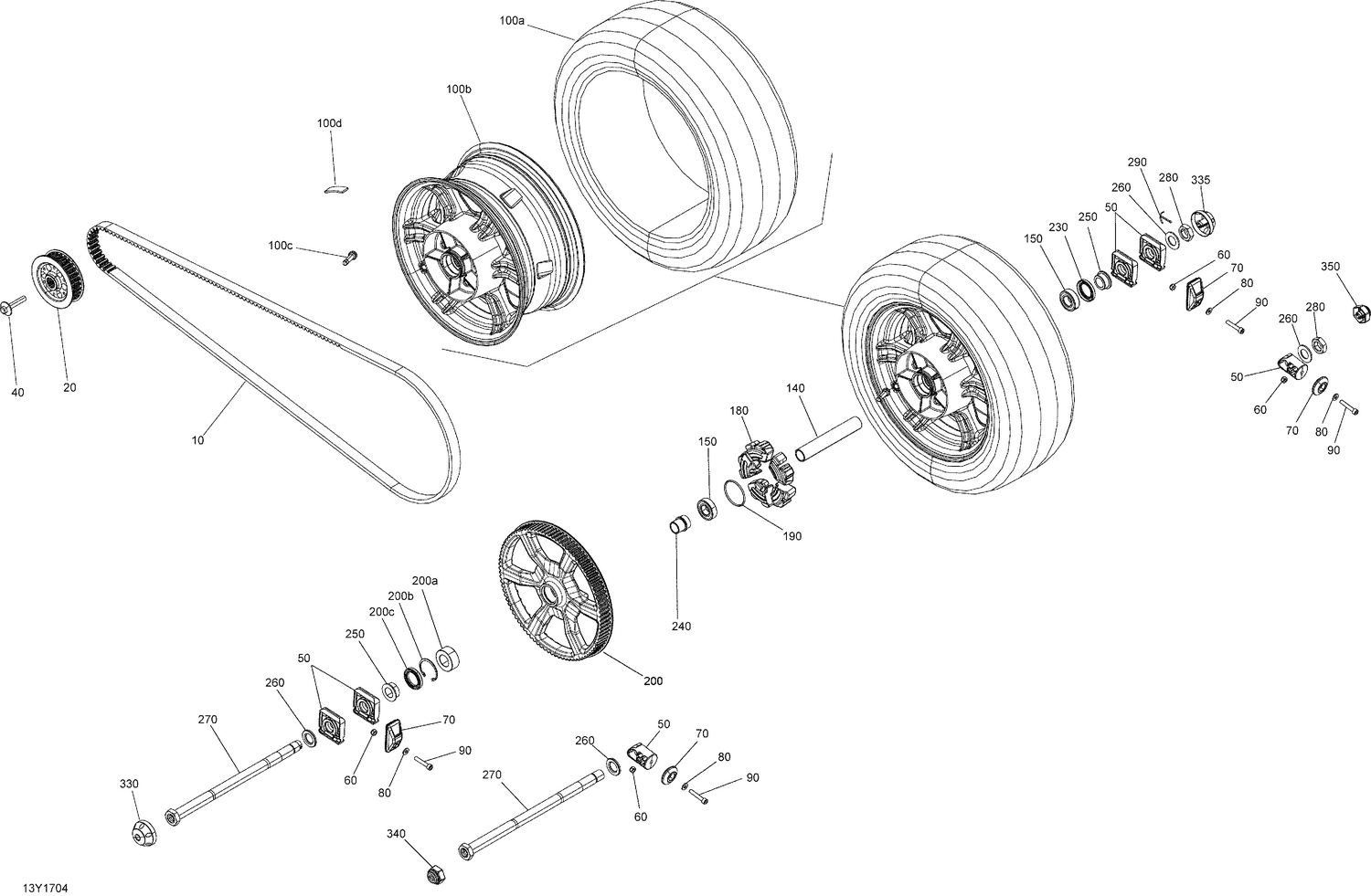 08- Drive System, Rear - All Models