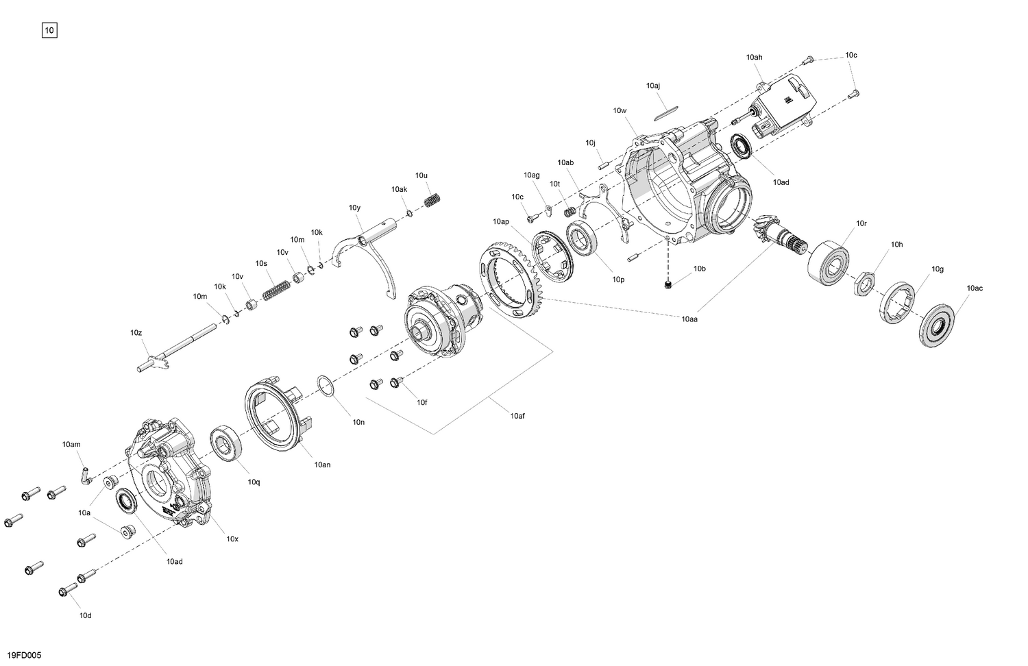 04- Drive - Front - Differential Parts