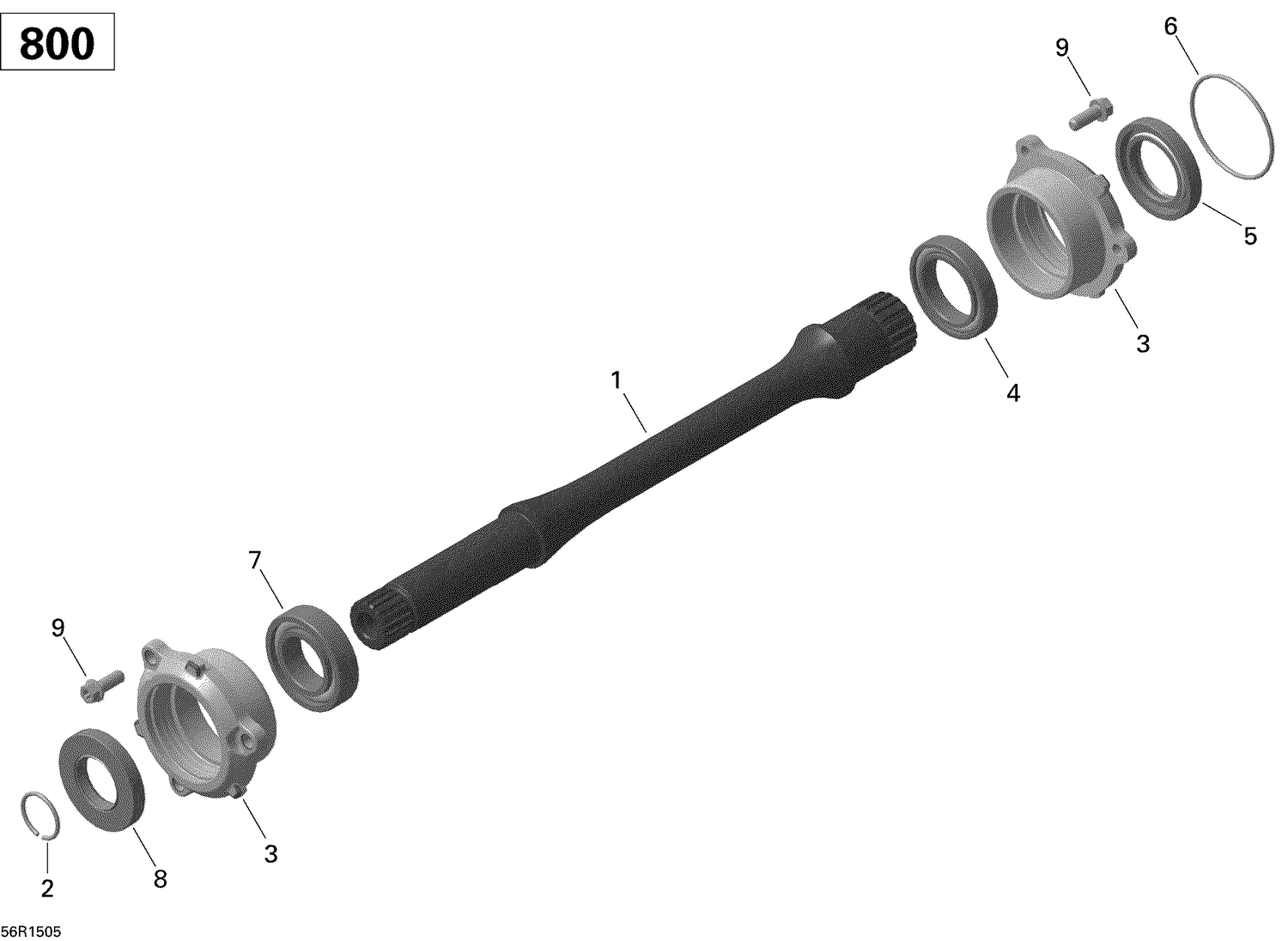 08- Drive Shaft _56R1505