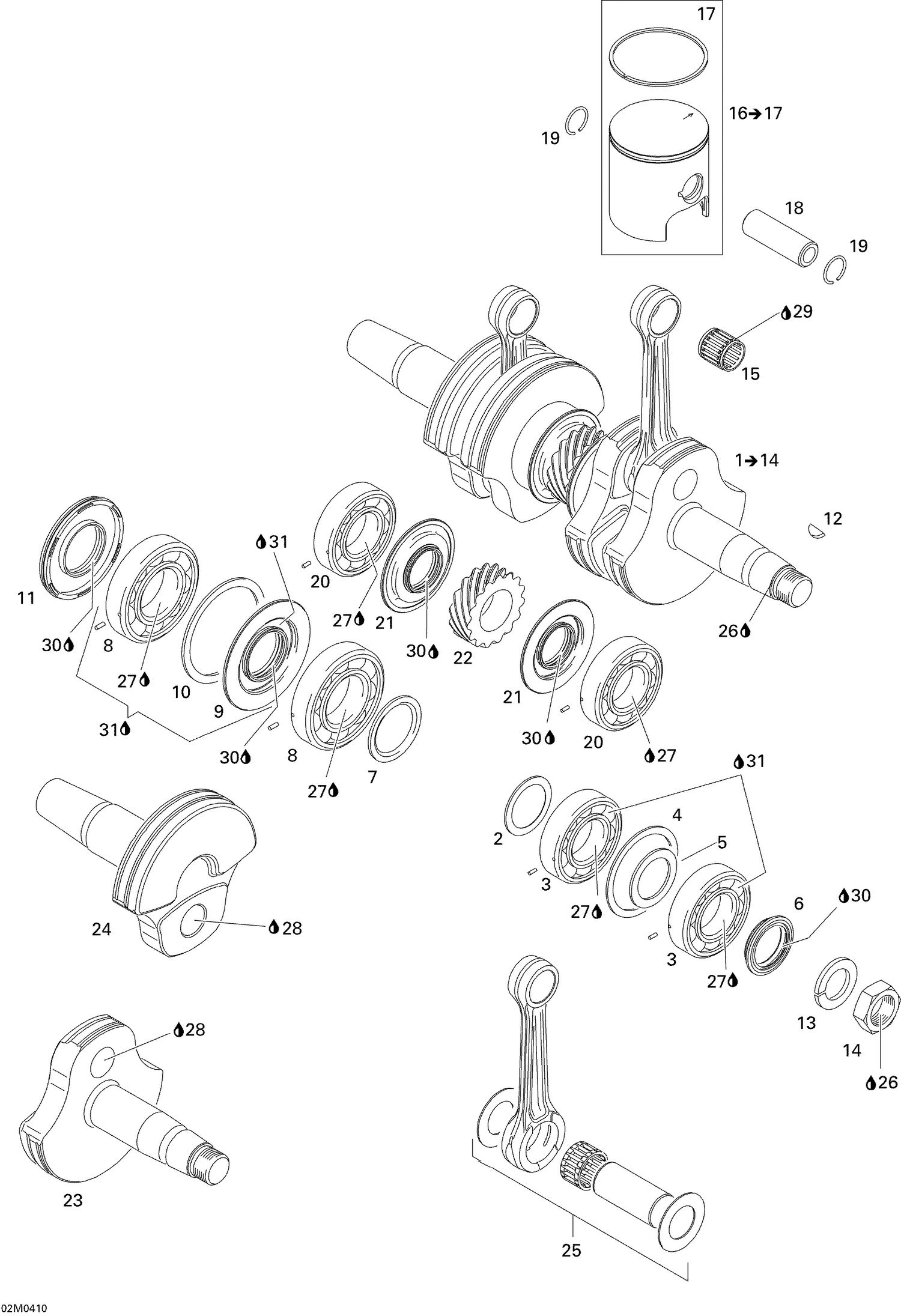 01- Crankshaft And Pistons