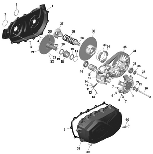 01- Rotax - Transmission - 570 Efi Schematic