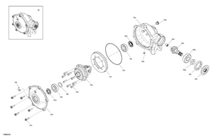 04- Drive - Front - Differential Parts - Model Without Abs Schematic