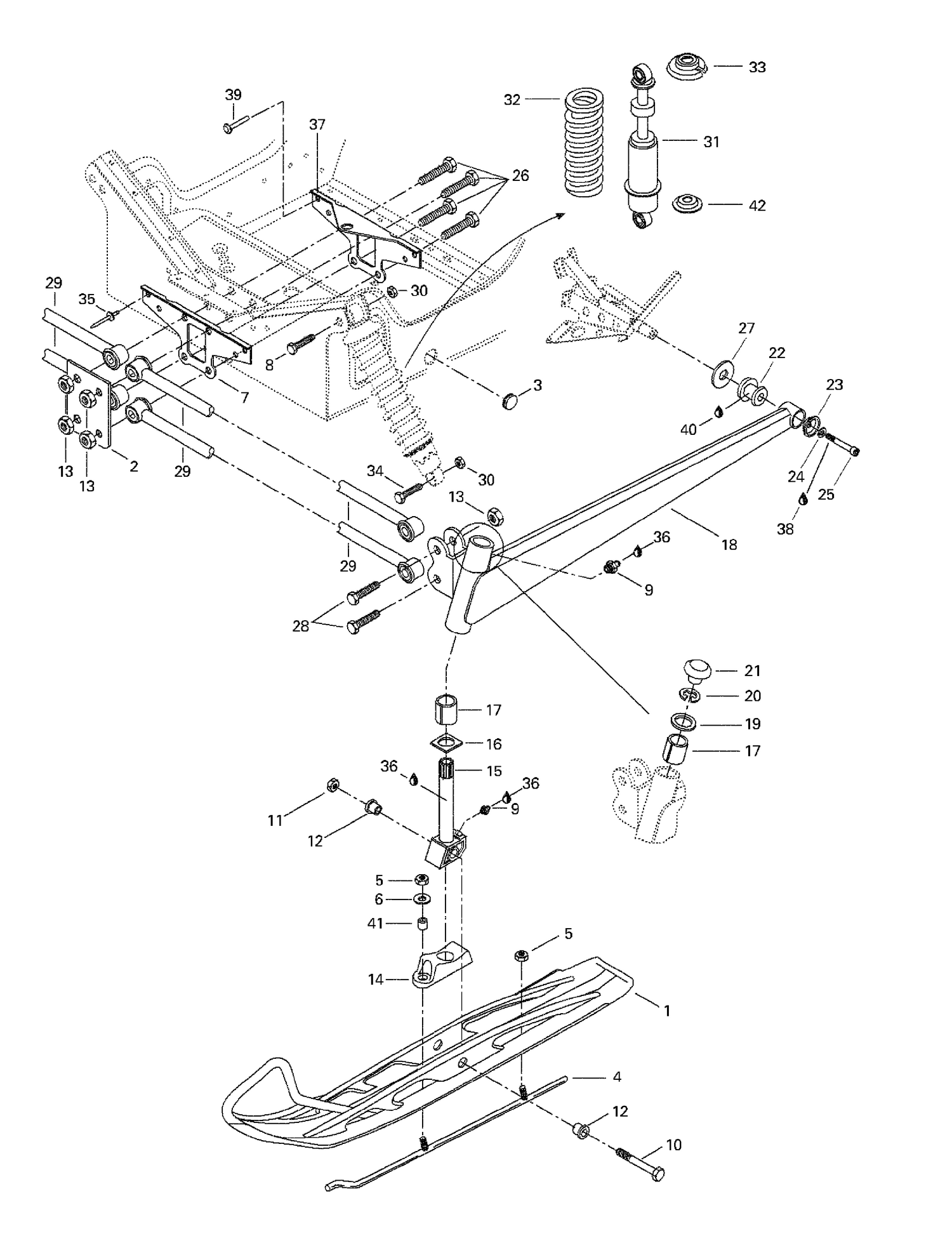 07- Front Suspension And Ski