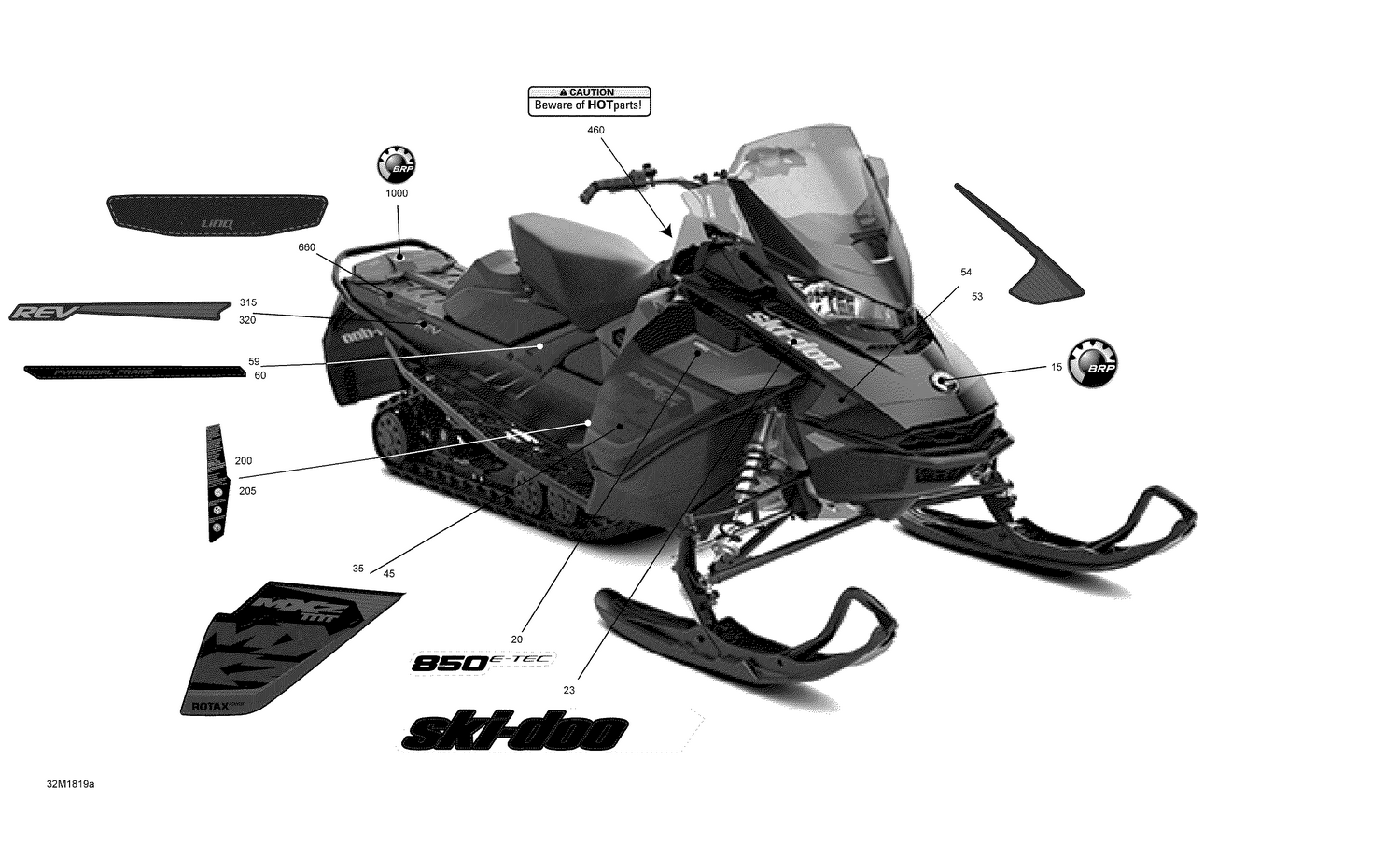 09- Decals MXZ - 850E-TEC - Package TNT