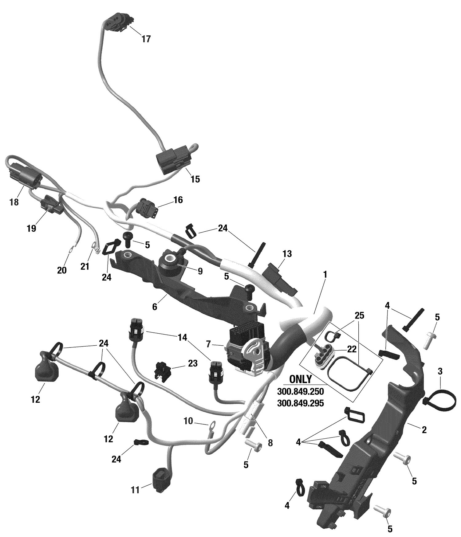 10- Electric - Engine Harness - 850 E-TEC