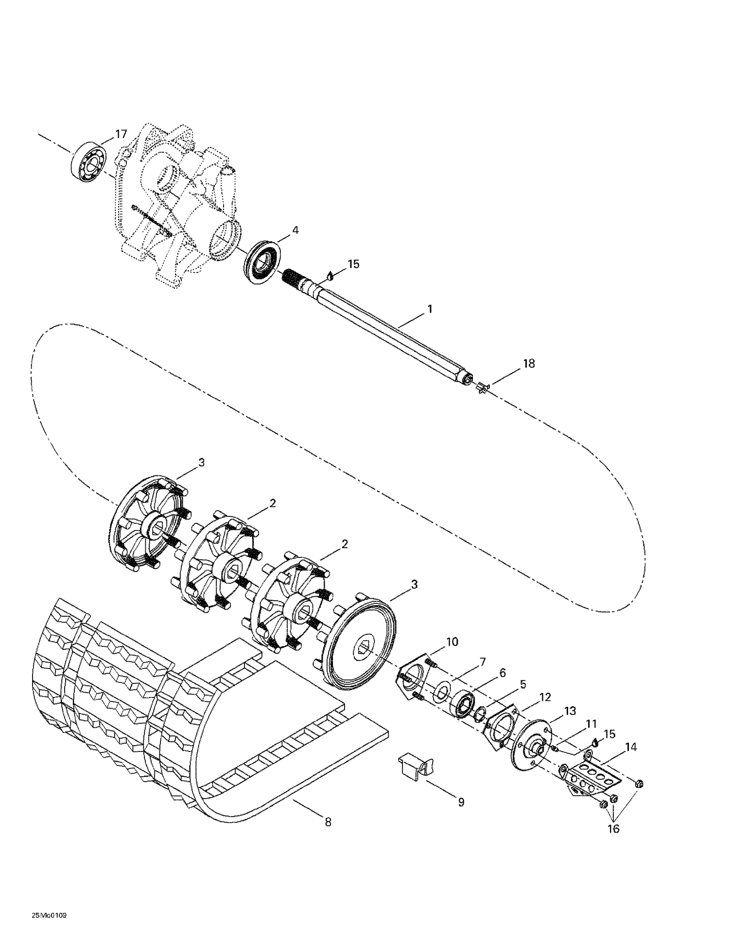 05- Drive Axle And Track
