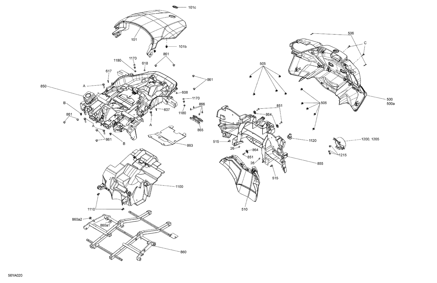 07- Body - Cargo Structure And Rear Fenders -  Japan
