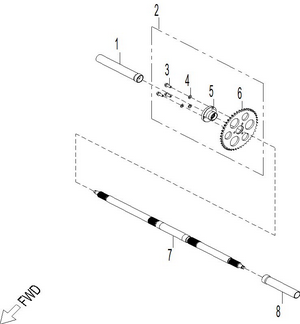 04- Drive - Rear Wheel Axle 70 Schematic