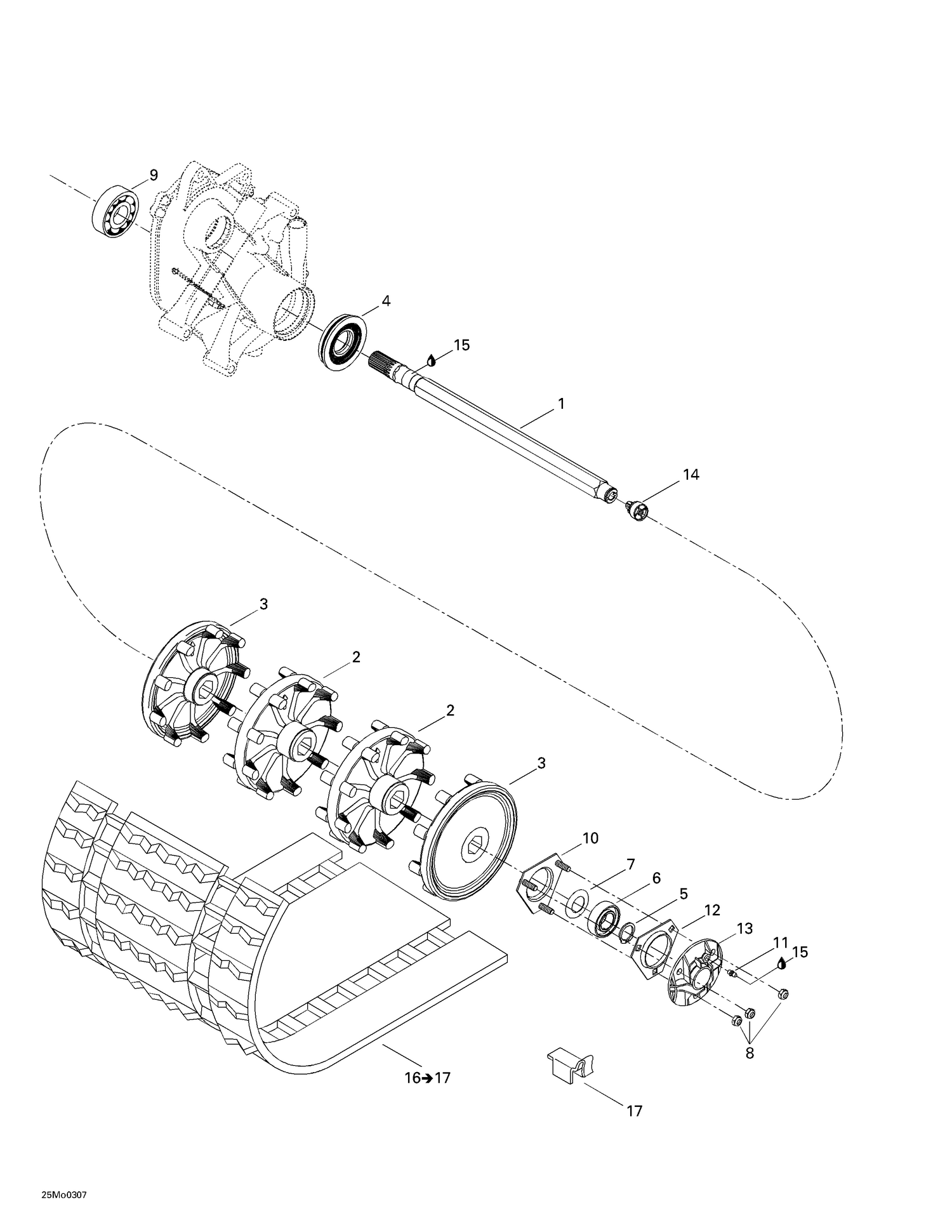 05- Drive Axle And Track