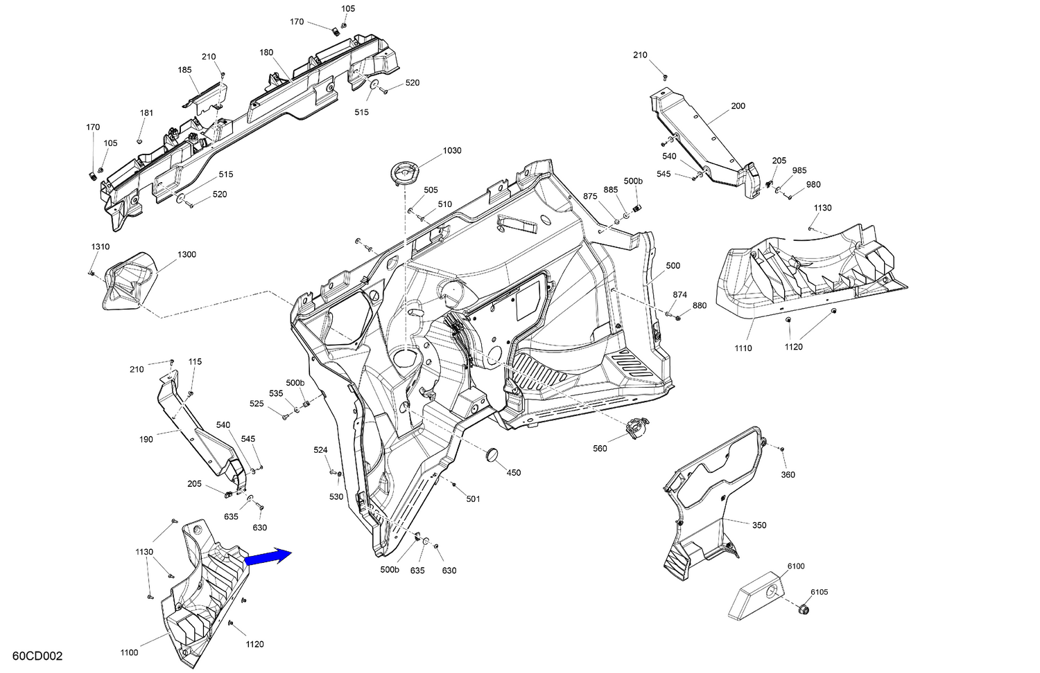 07- Cab Interior - Firewall