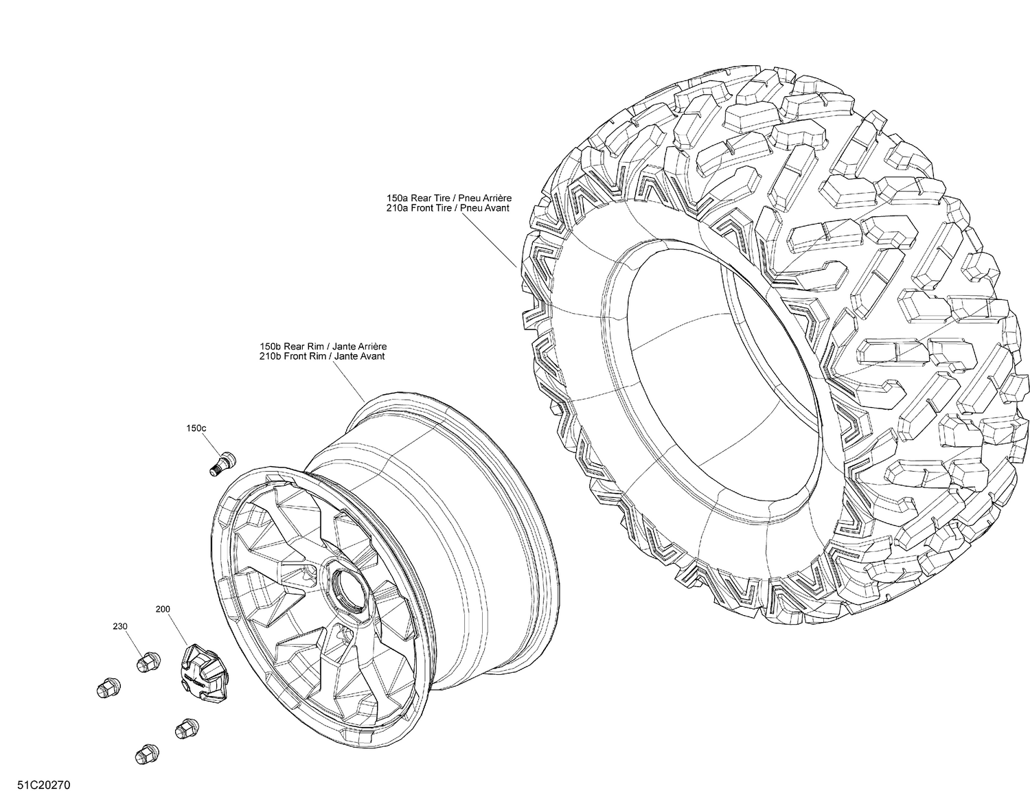 07- Drive - Wheels - XT