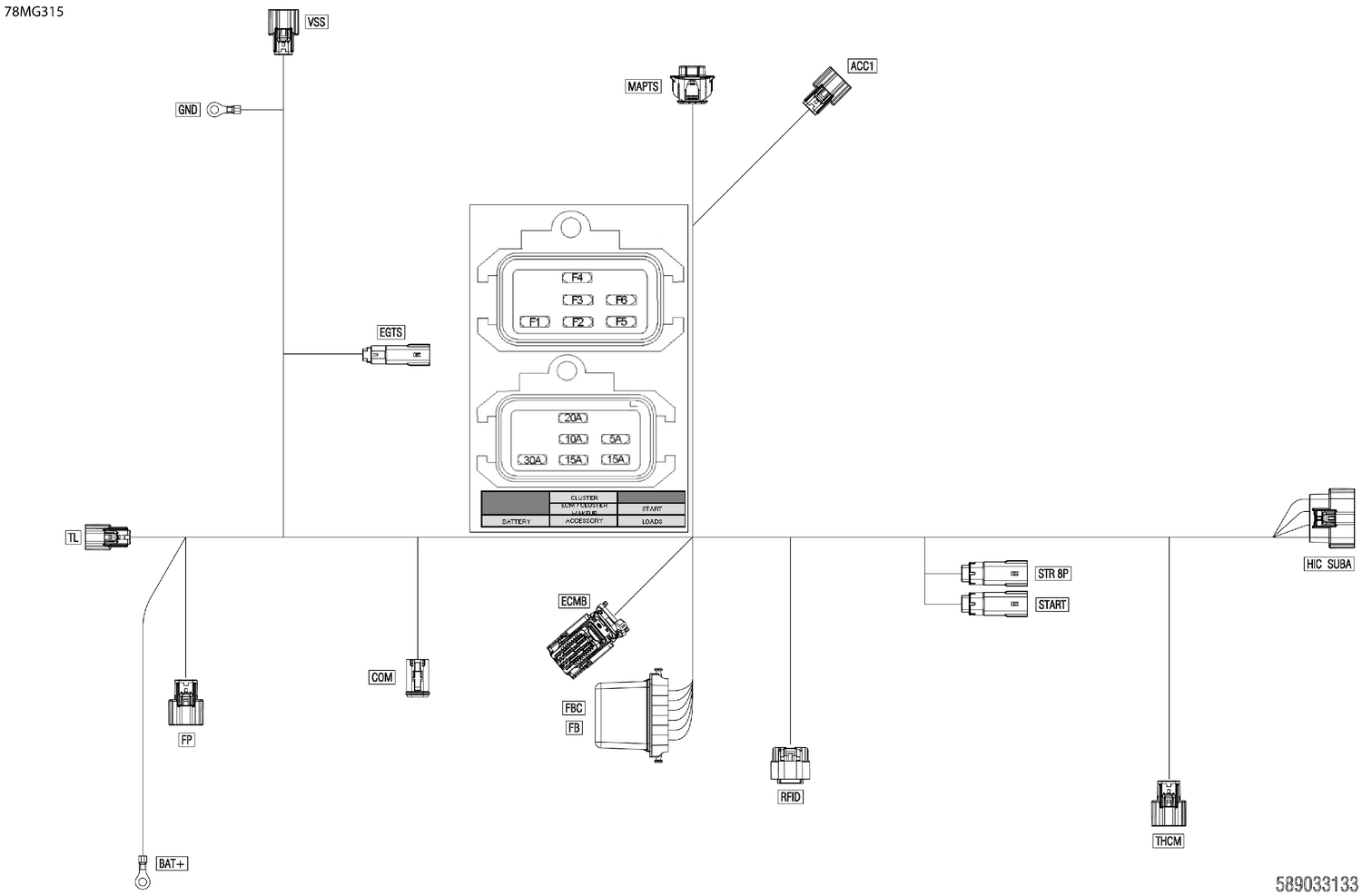 08- Electric - Main Harness - 515179921