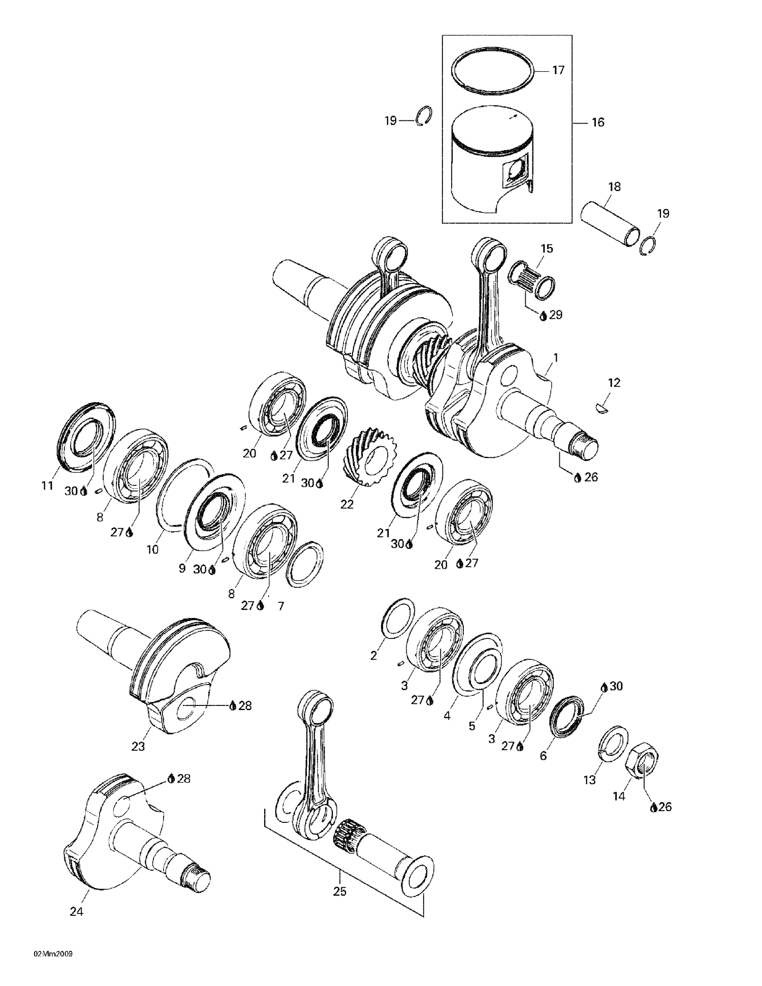 01- Crankshaft And Pistons