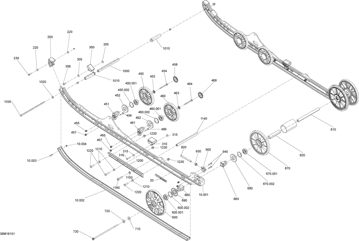 08- Rear Suspension Freeride - Package 154 NOIS - Inferior