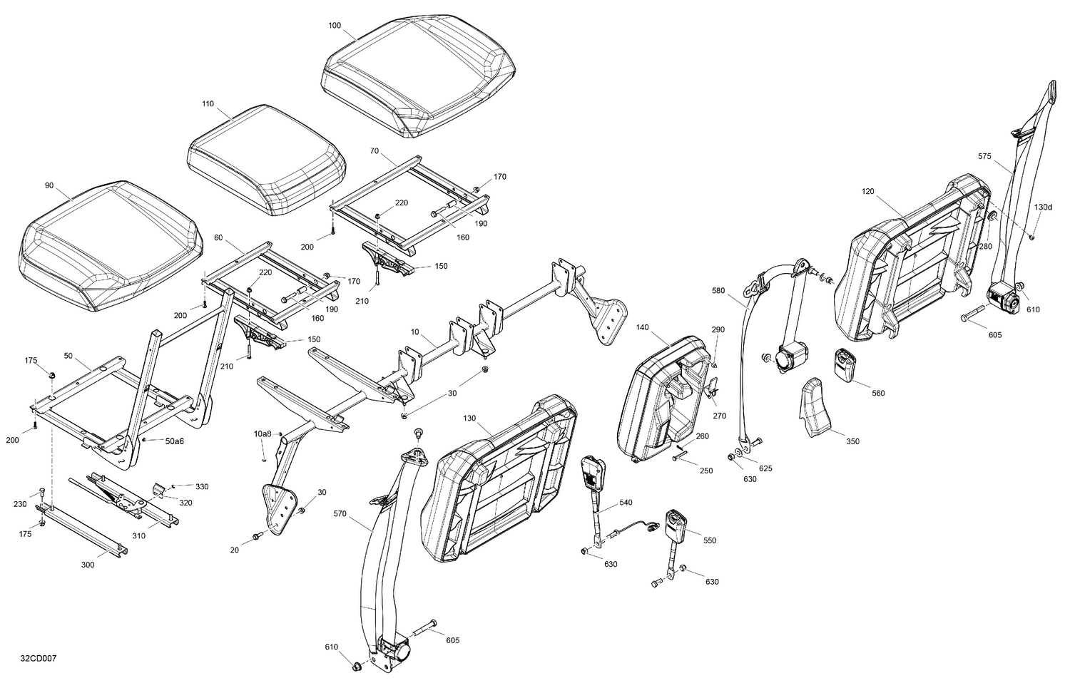 07- Body - Seat - Front Section