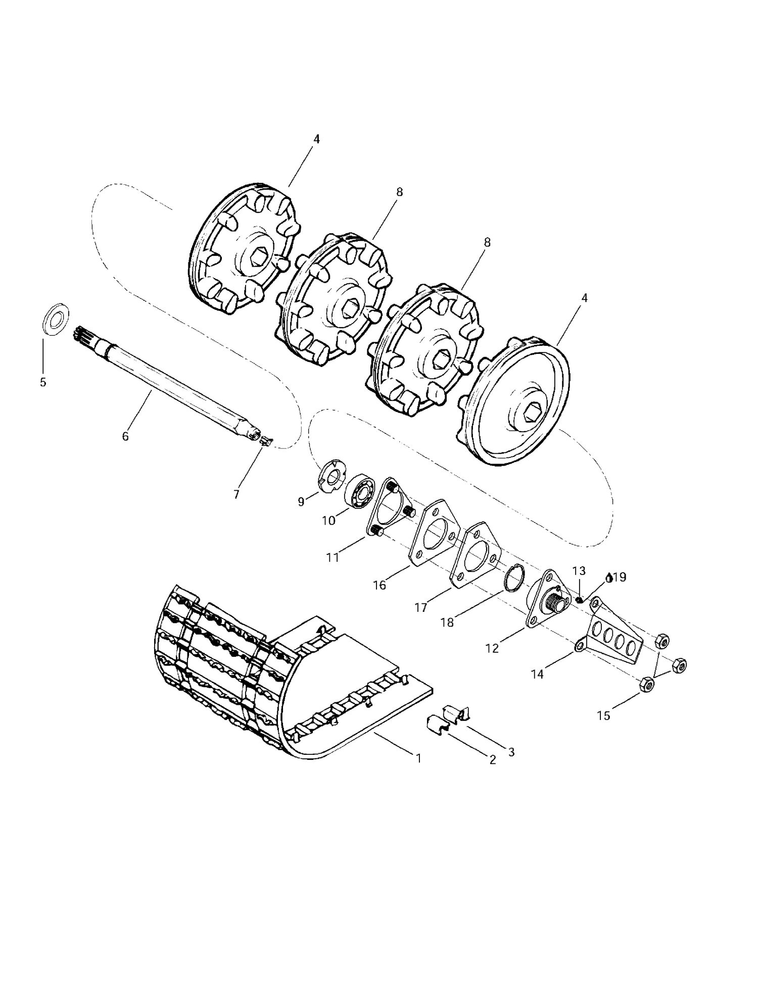 05- Drive Axle And Track