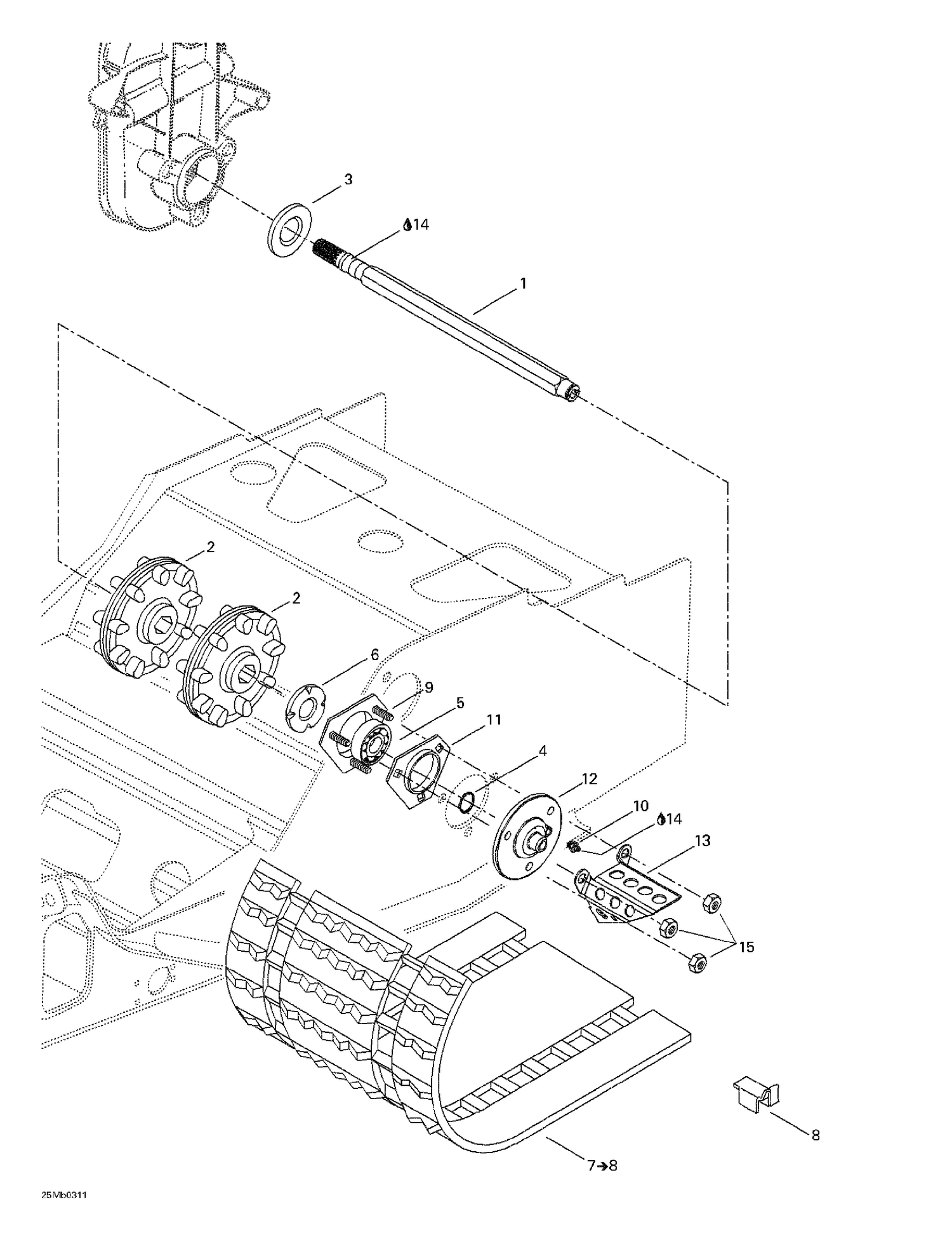 05- Drive Axle And Track