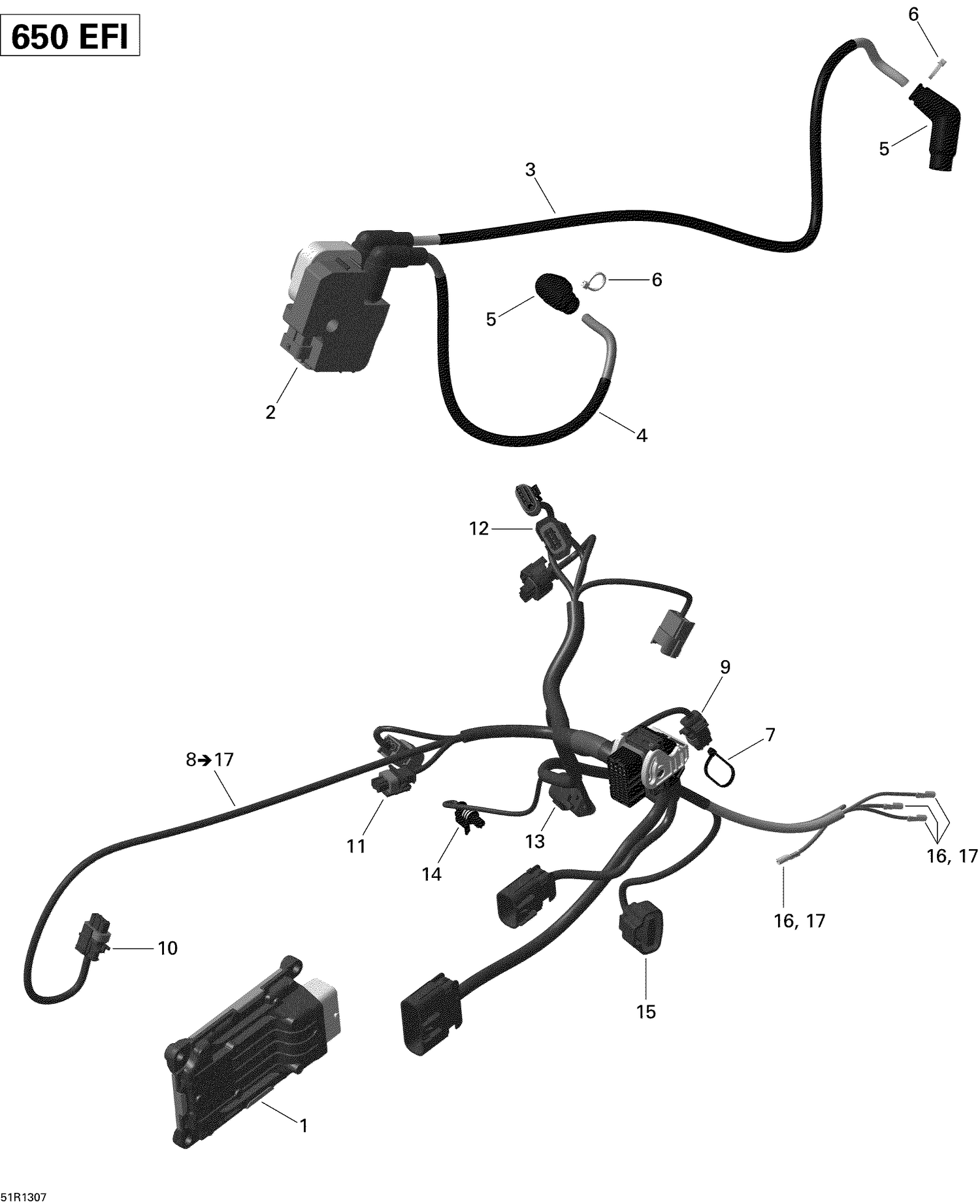 10- Engine Harness And Electronic Module Outlander