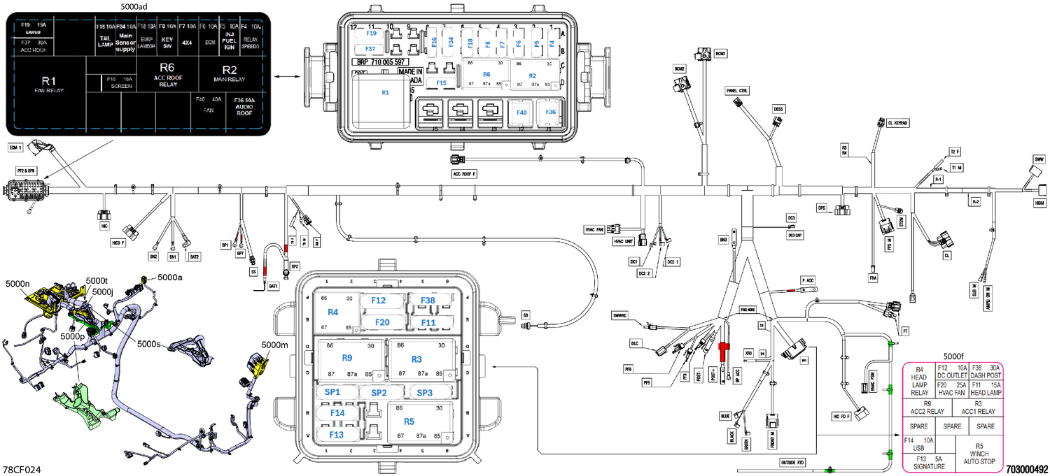 08- Electric - Main Harness - 710010175